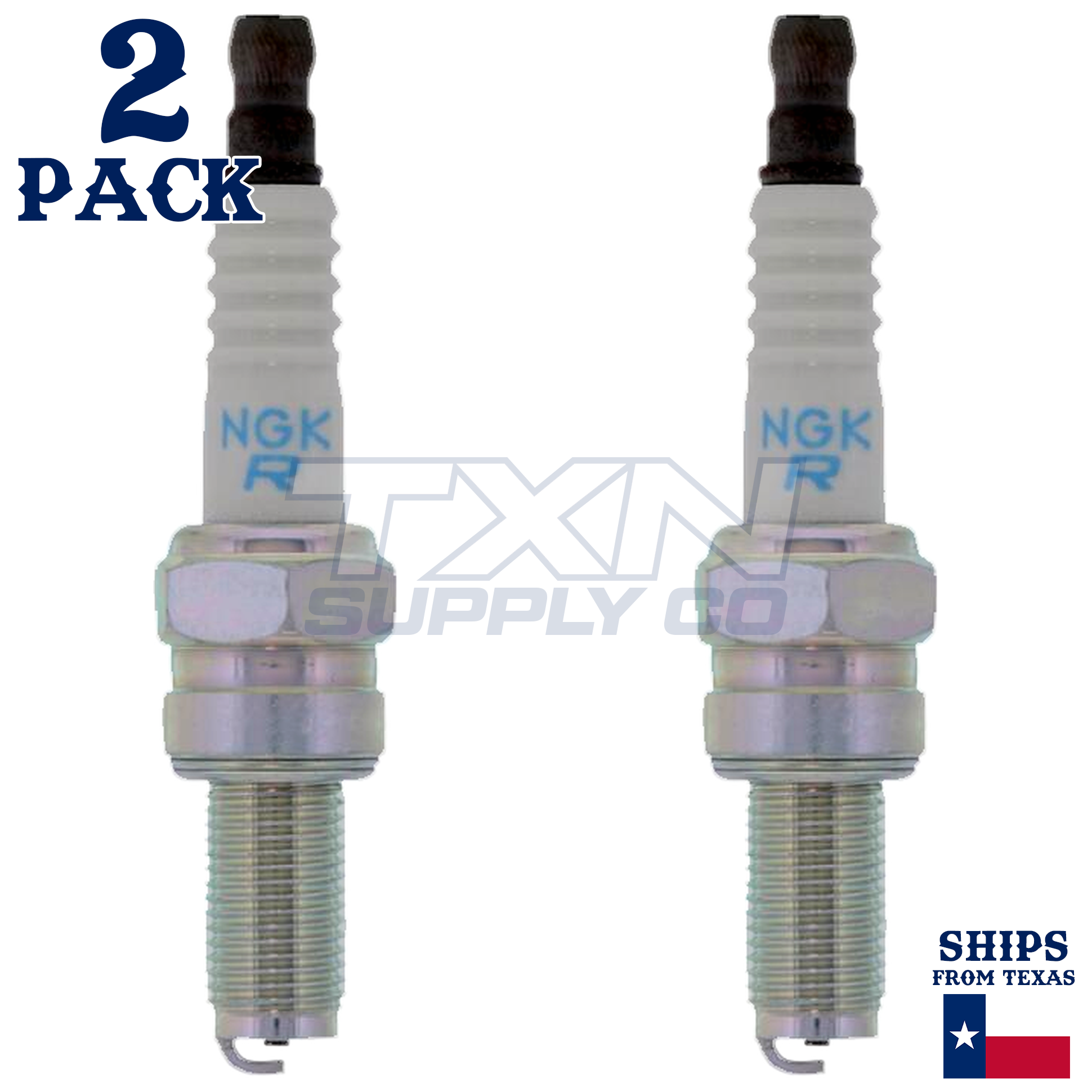 NGK 6955 Spark Plugs 2 Pack - Image 1