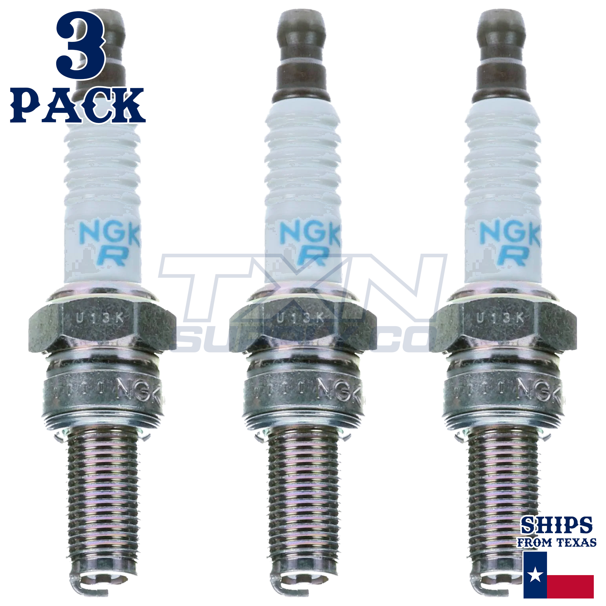3 NGK Spark Plugs - For Yamaha EXR Watercraft - Image 2