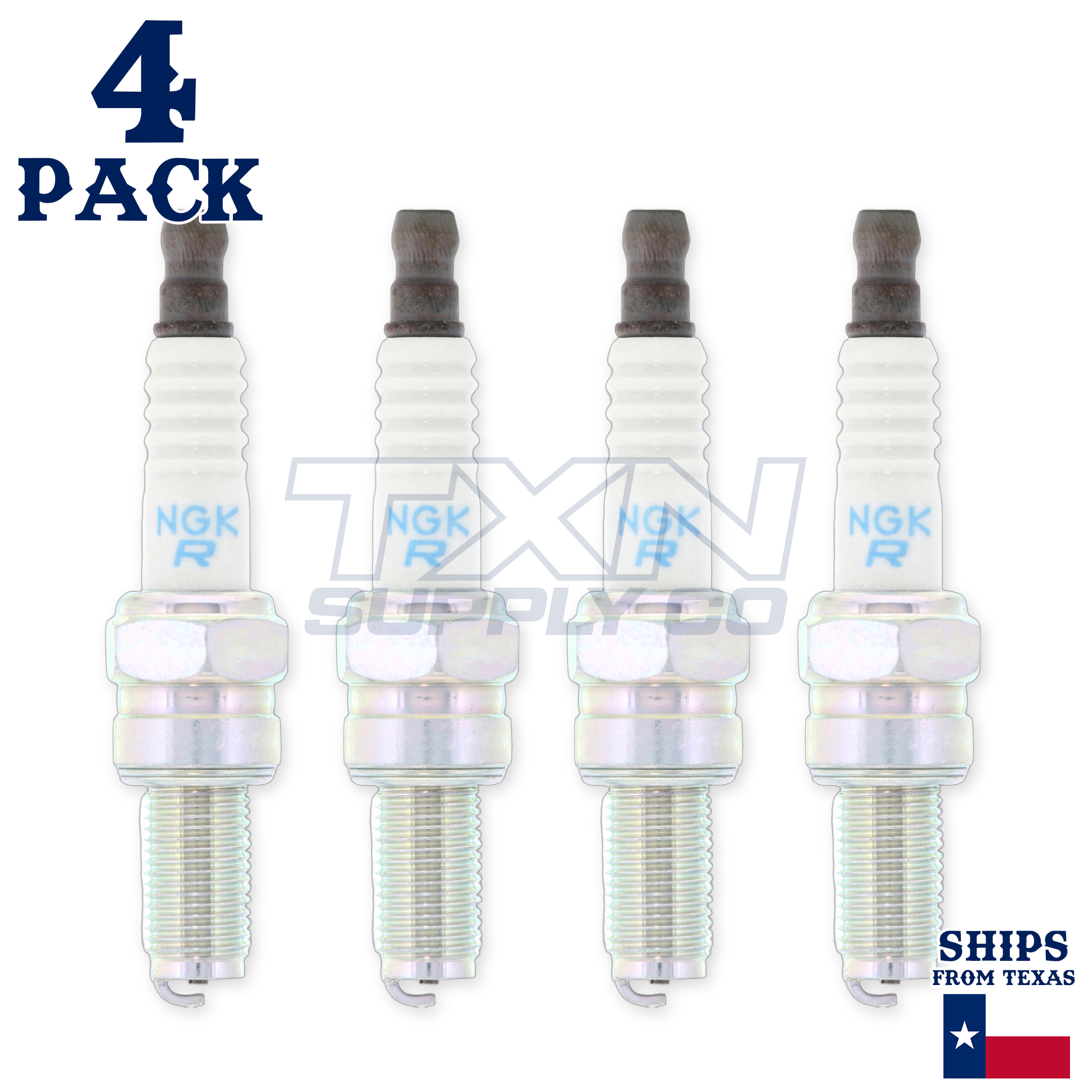 4 NGK Spark Plugs - For Yamaha Waverunner VX1800 Watercraft - Image 2