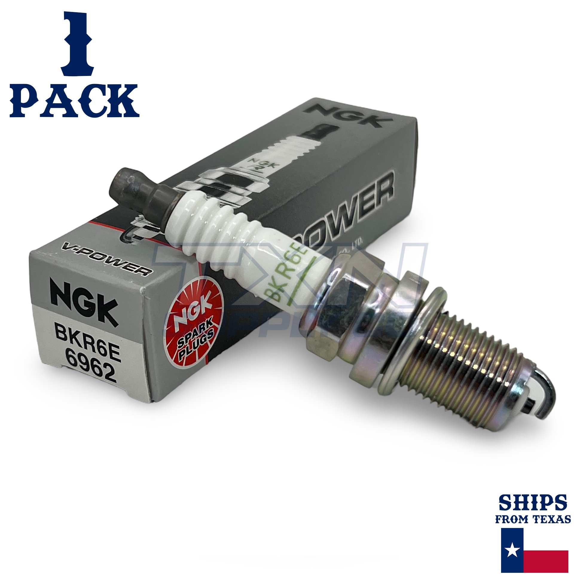 NGK Resistor Sparkplug BKR6E for Polaris Trail Boss 330 2003-2013 - Image 1