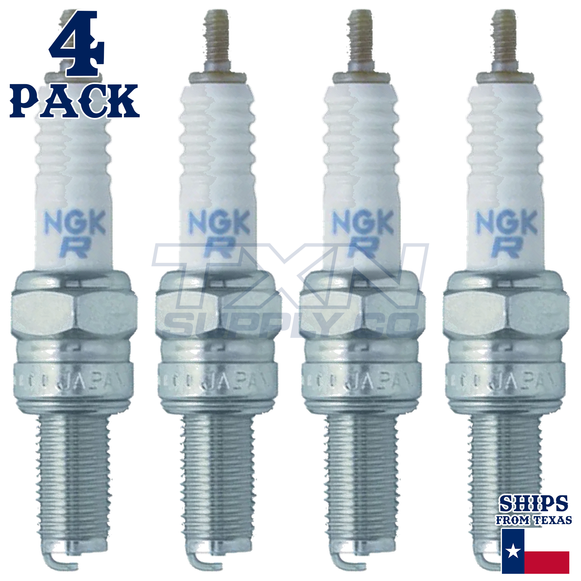 4 NGK Spark Plug - For VZ 1500 Intruder M1500 Suzuki Motorcycle - Image 2