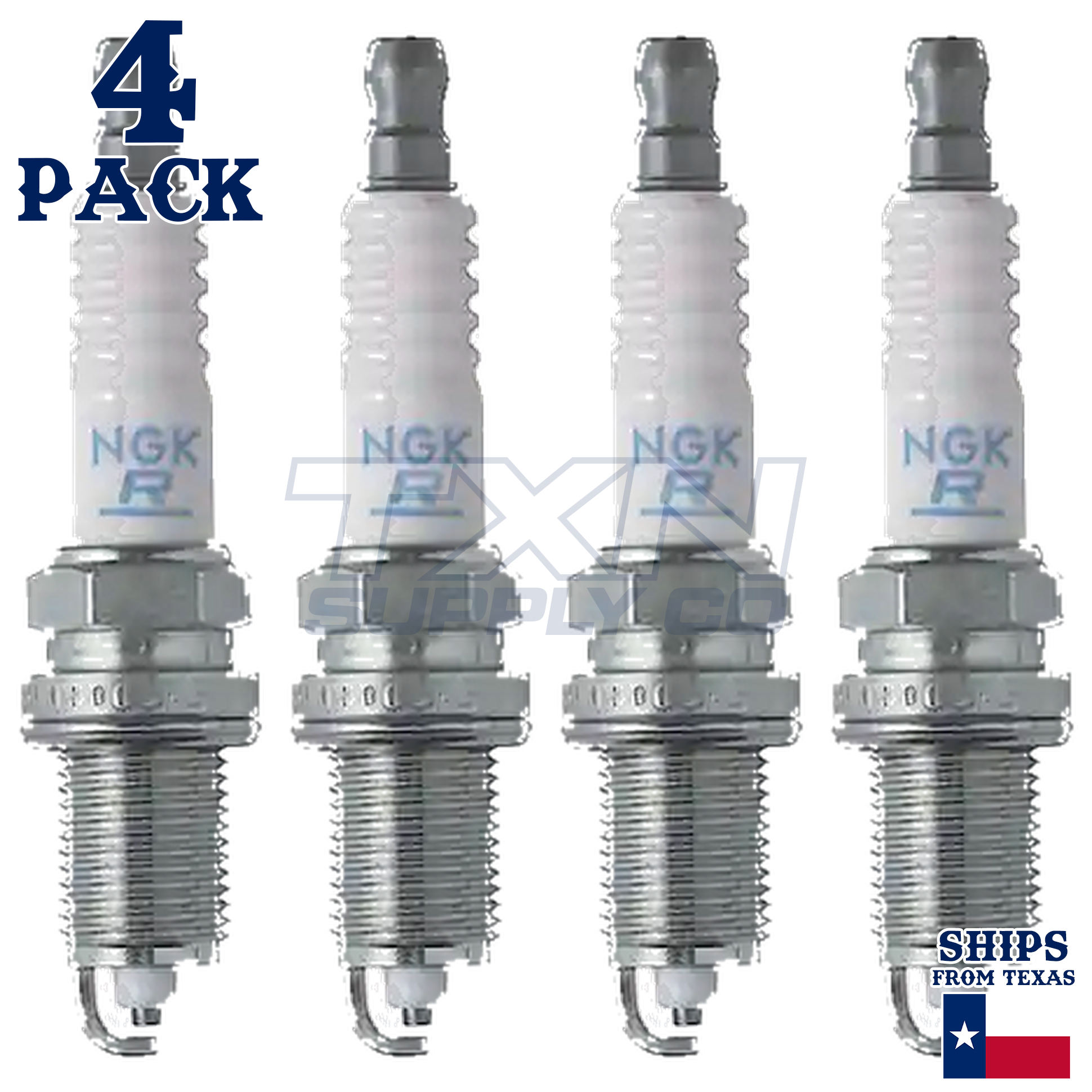 4 Pack NGK V-Power Spark Plugs 2001-2003 for Acura EL L4-1.7L - Image 2