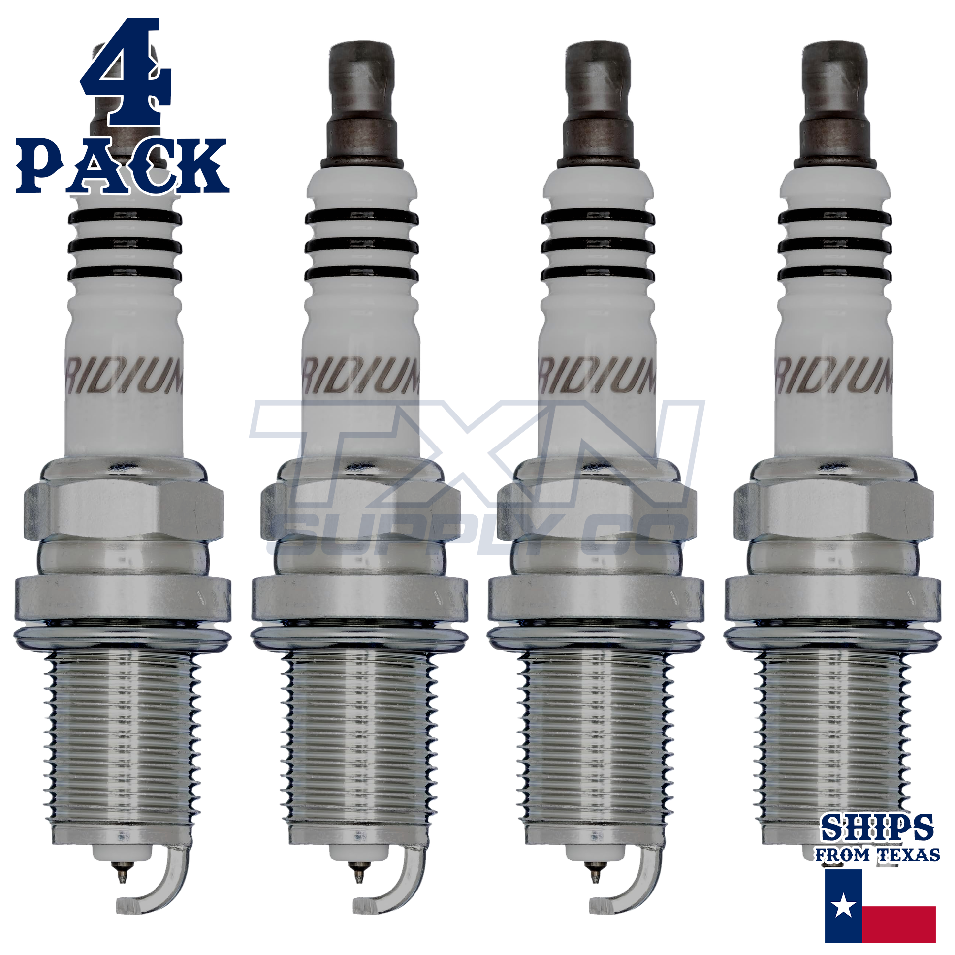 NGK 6988 BKR7EIX-11 Spark Plugs 4 Pack