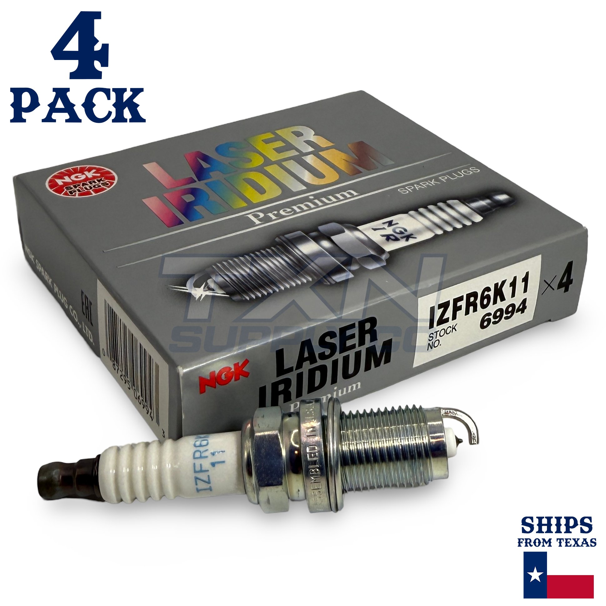 4 NGK Spark Plugs - For Honda 200 BF200A V6 2002- Outboard Motor - Image 2