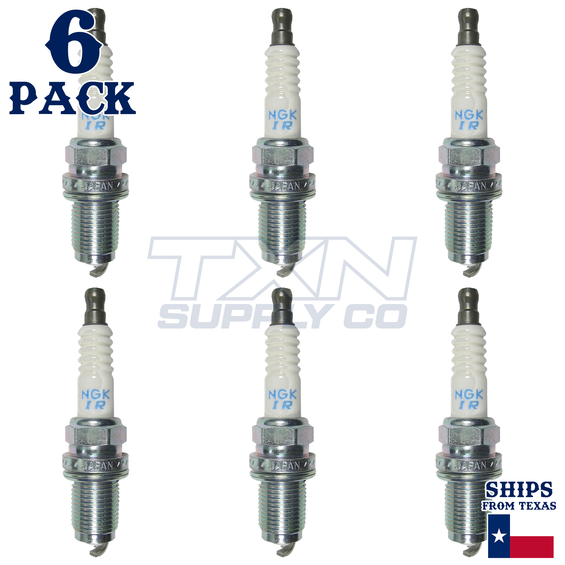 6 Pack NGK Iridium IX Spark Plugs 2005-2008 for Acura RL 3.5L V6 - Image 1