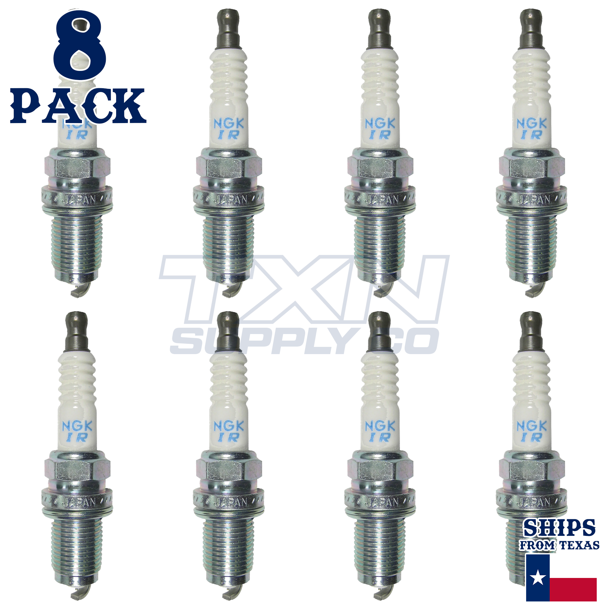 8 Pack NGK V-Power 6994 Spark Plugs IZFR6K11 - Image 2
