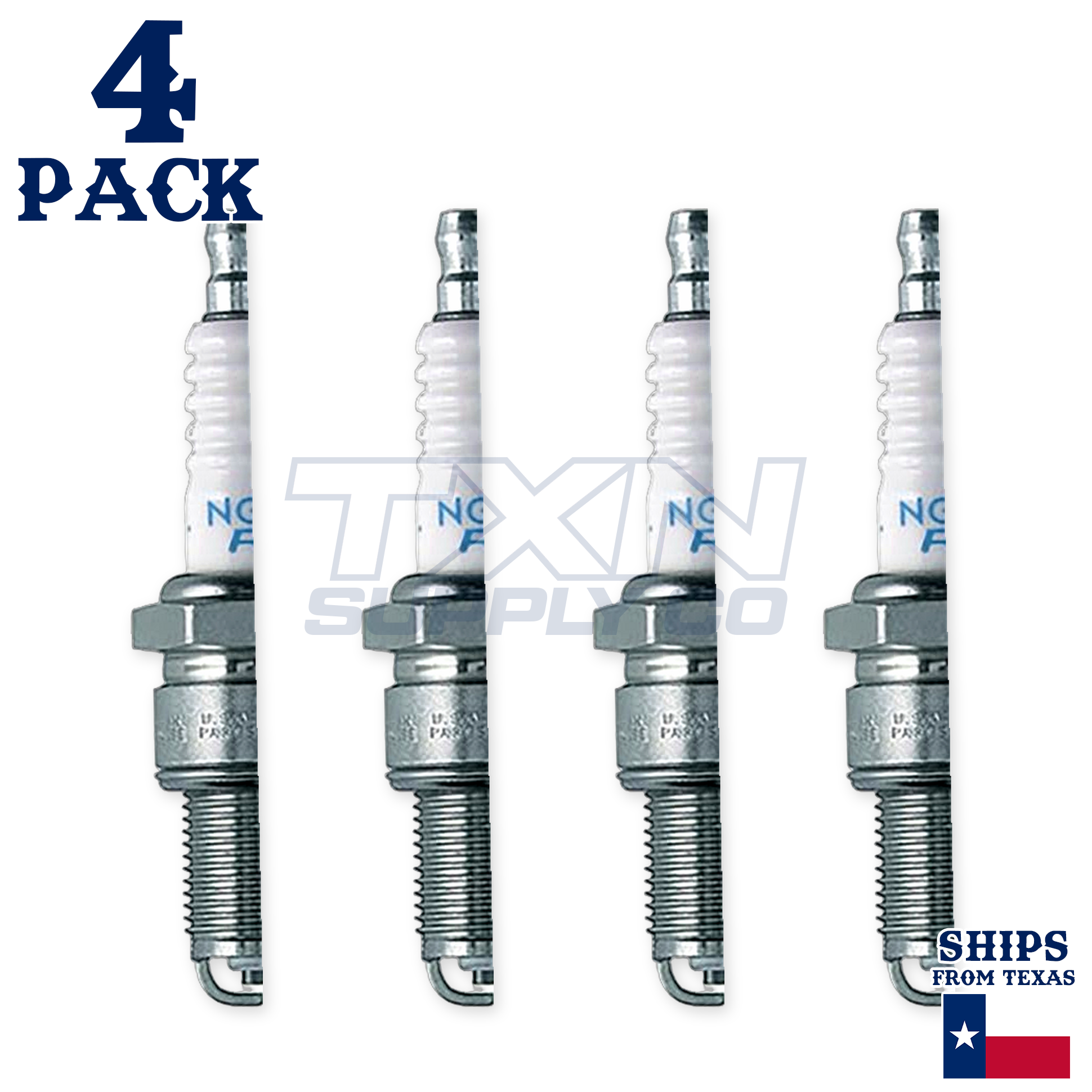 4 NGK Spark Plugs - For Tohatsu 3.5 M3.5A 1986- Outboard Motor - Image 2