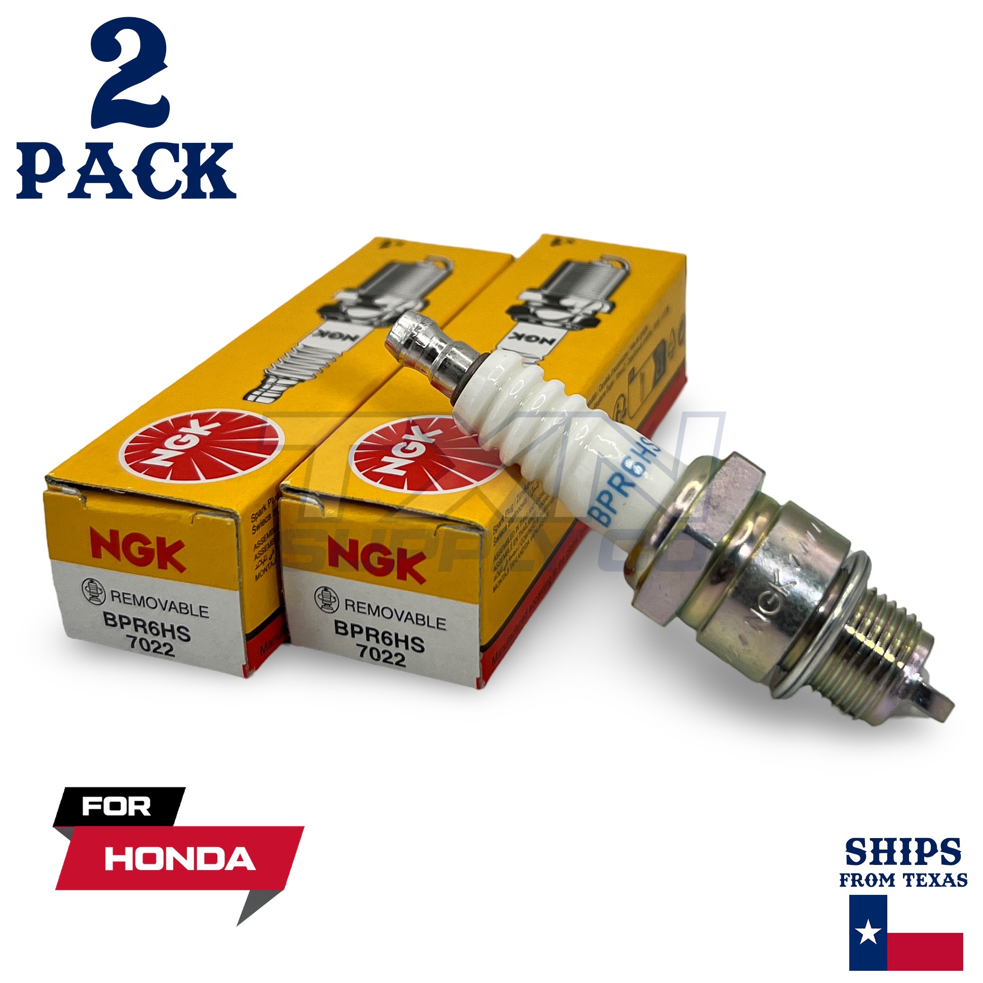 2 NGK Spark Plug - For NH 50 M Honda Motorcycle - Image 1