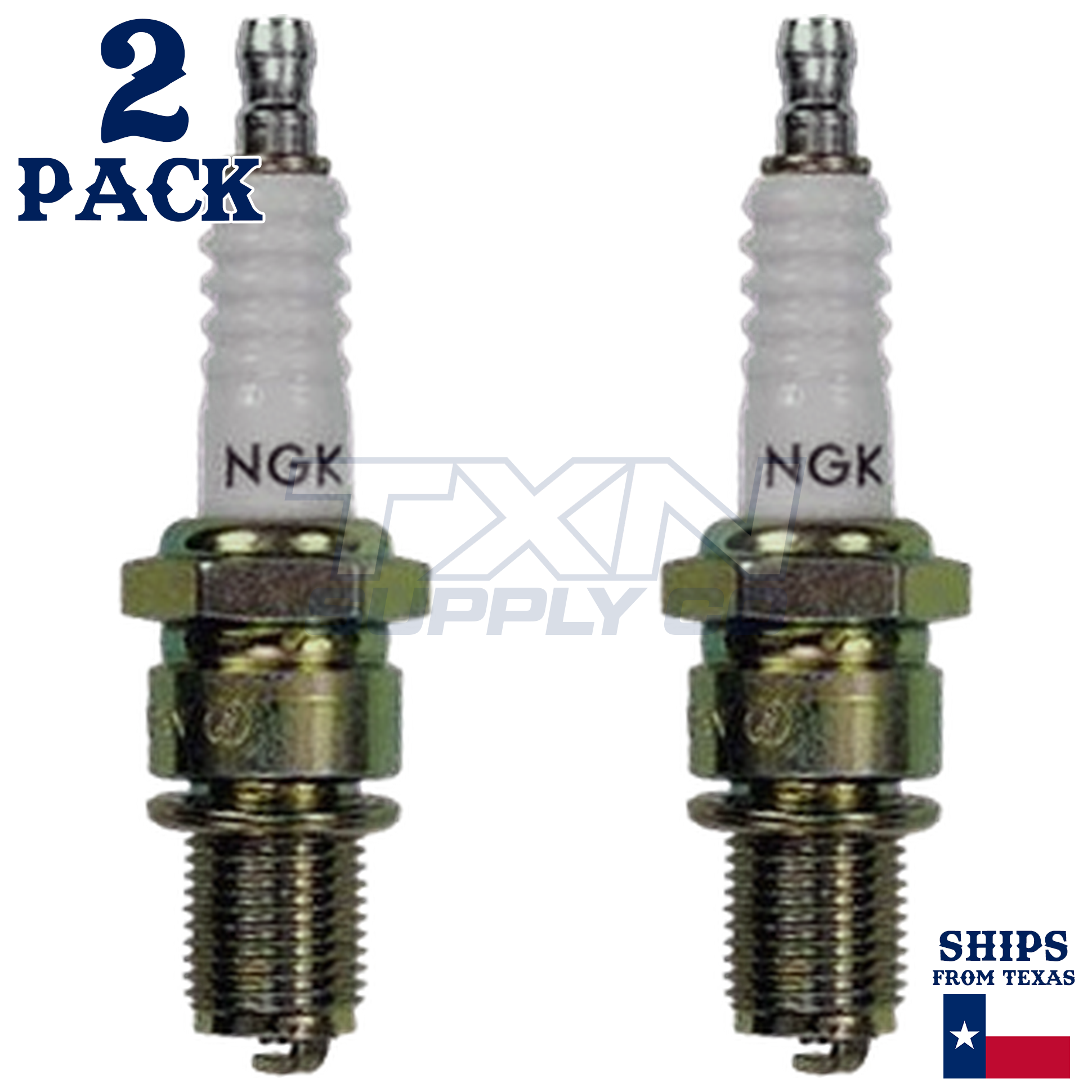 NGK 7052 YR5 Spark Plugs 2 Pack - Image 1