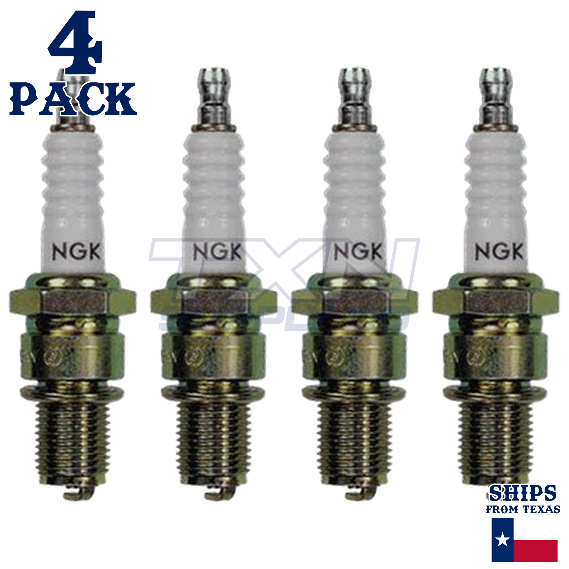 NGK 7052 YR5 Spark Plugs 4 Pack - Image 1