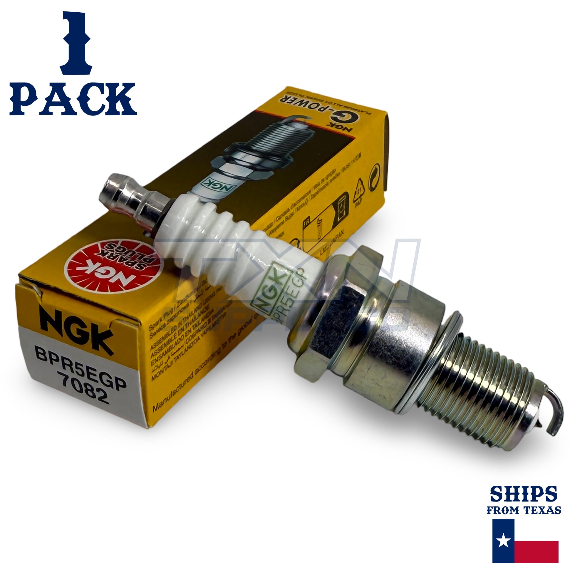 1 Pack NGK G-Power 7082 Spark Plugs BPR5EGP - Image 1