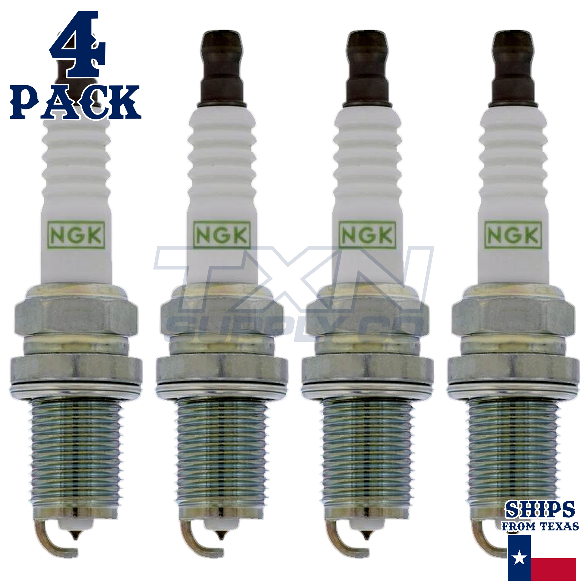 NGK 7090 Spark Plugs 4 Pack - Image 1