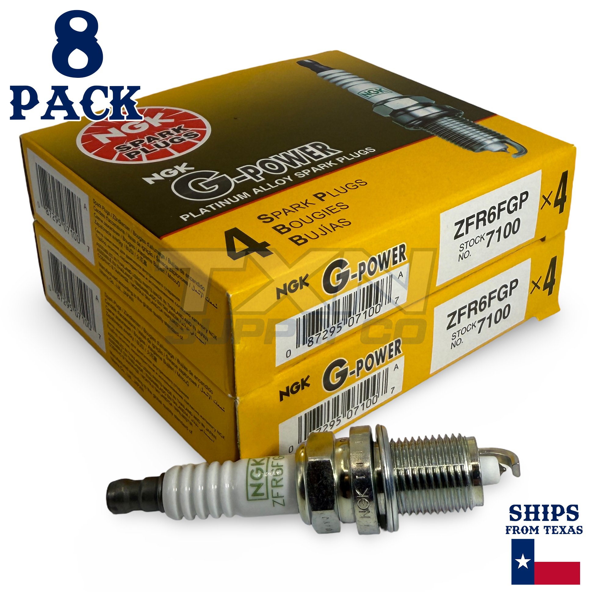 8 Pack NGK G-Power Spark Plugs 1997-1998 for Dodge B1500 5.9L 5.2L V8 - Image 1