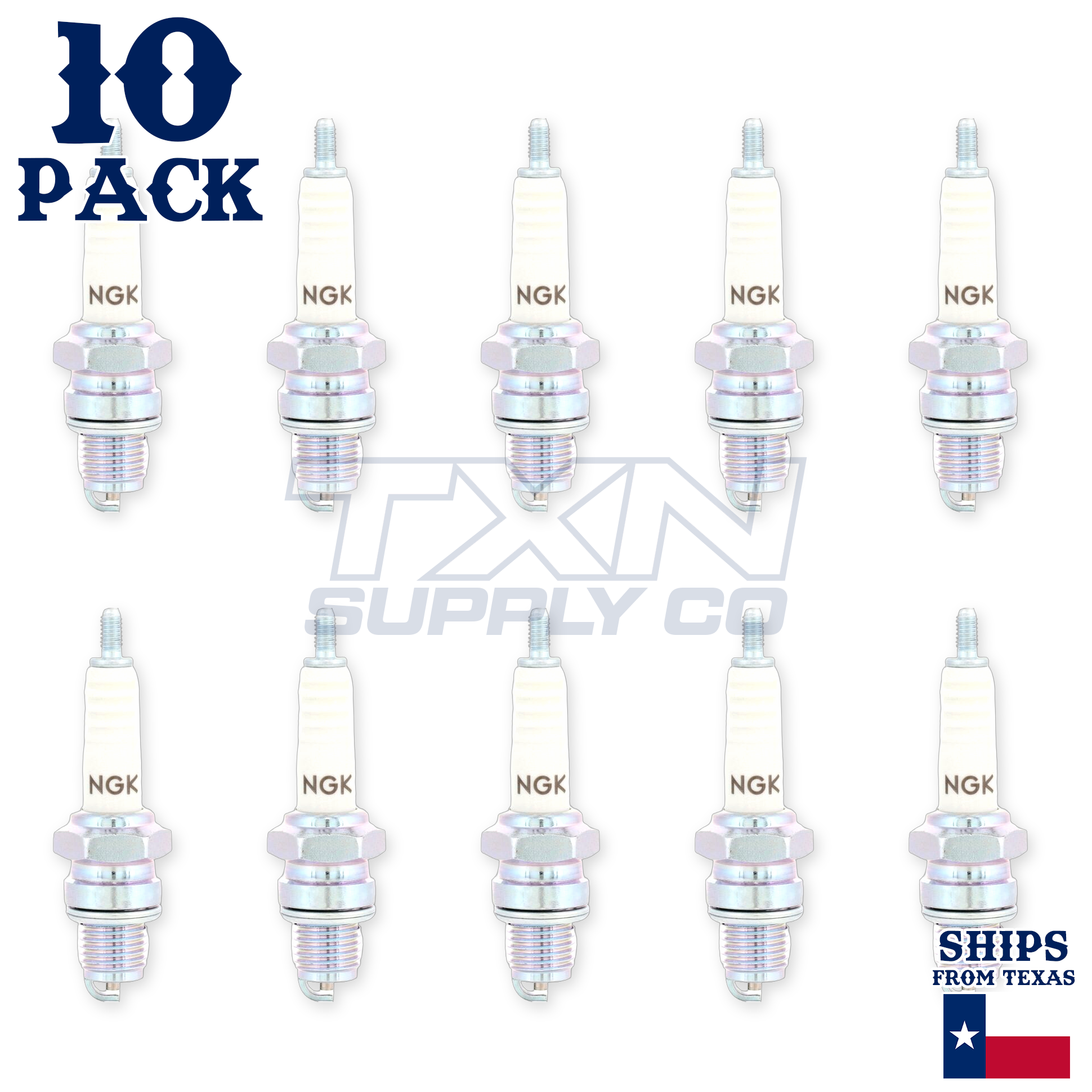NGK 7112 Standard Spark Plug D8HA - 10 Pack - Image 2