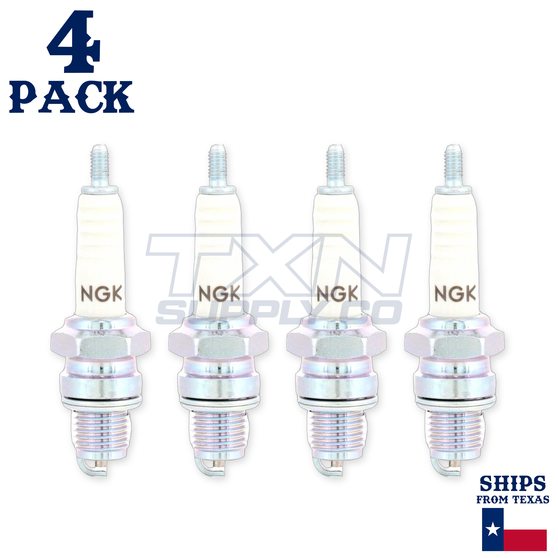 NGK 7112 Standard Spark Plug D8HA - 4 Pack - Image 2