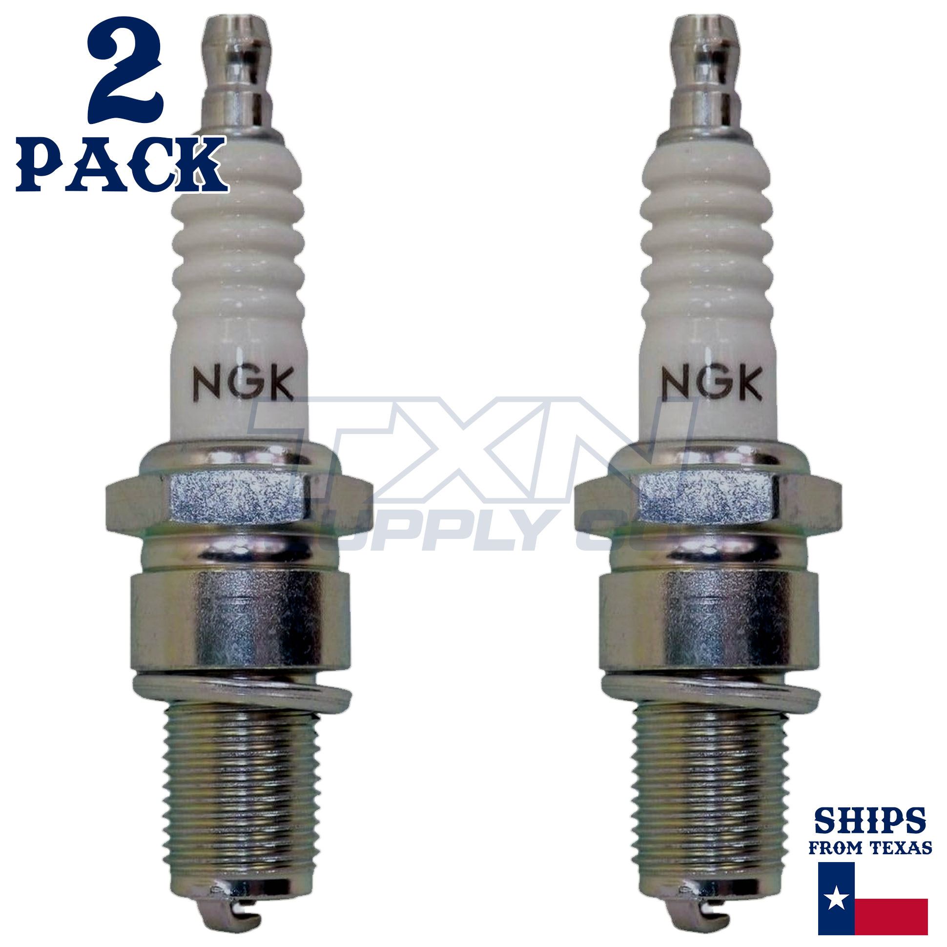 NGK 7133 BPR6ES-11 Spark Plugs 2 Pack - Image 1
