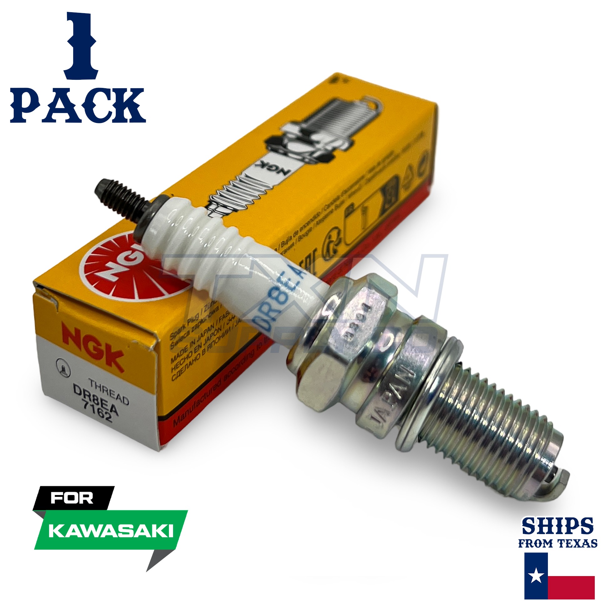 1 Pack NGK Spark Plug - For Z 400 M (KZ400M) Kawasaki Motorcycle - Image 1