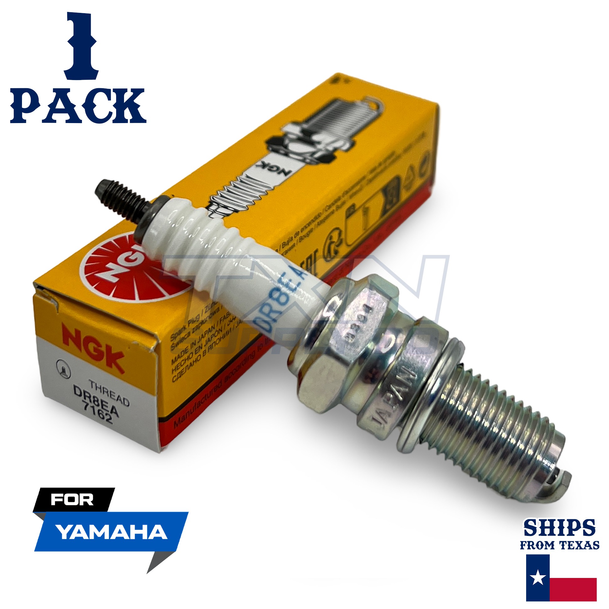 1 NGK Spark Plug - For XTZ 250 Yamaha Motorcycle - Image 1