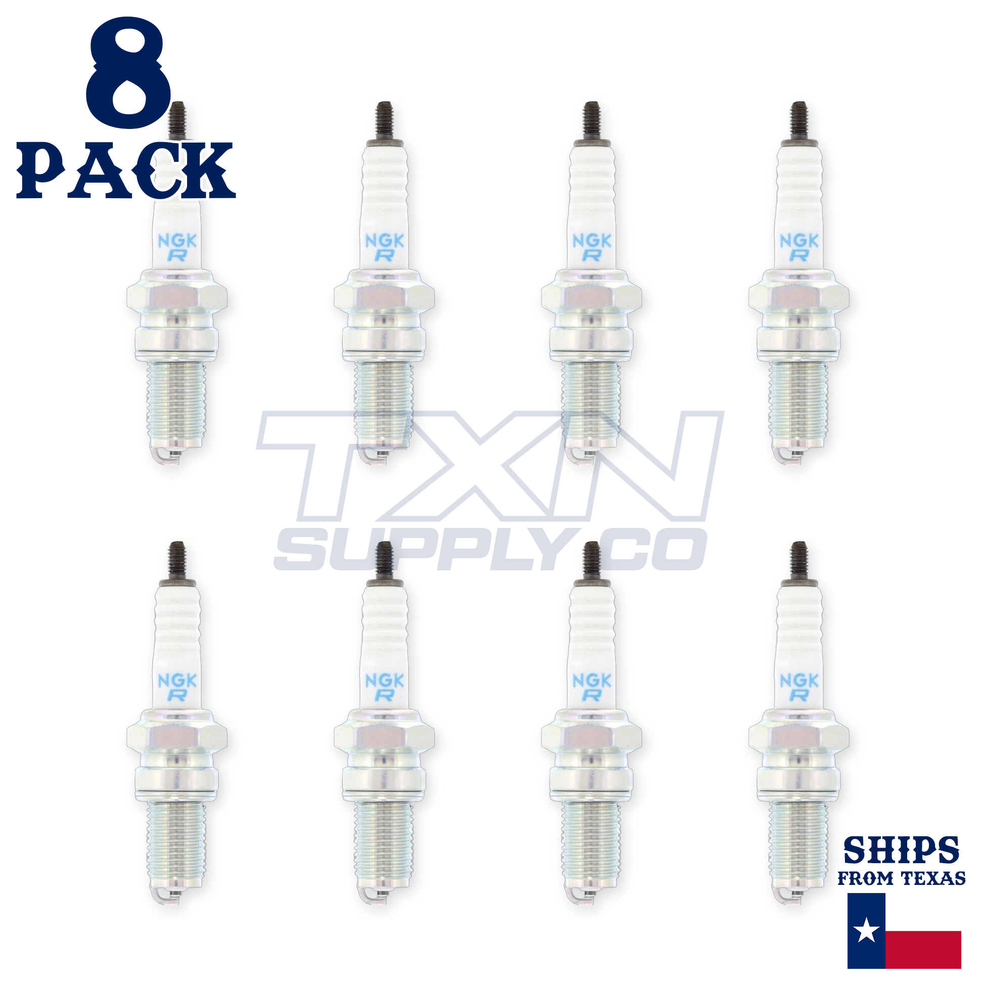 NGK 7162 Spark Plug DR8EA - 8 Pack - Image 2