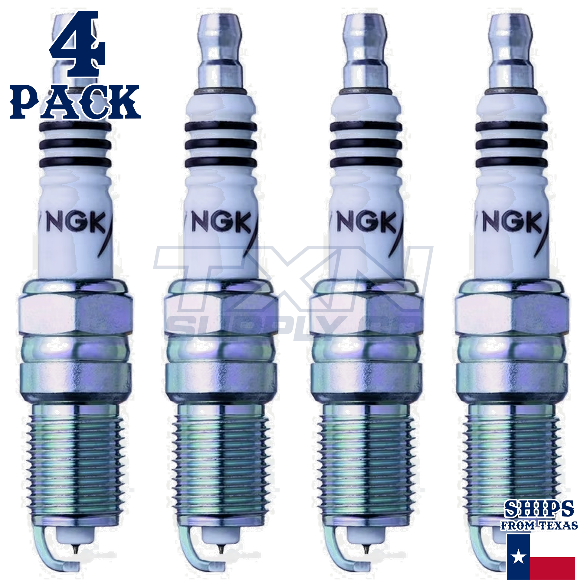 4 Pack NGK Iridium IX Spark Plugs 1995 for Oldsmobile Achieva L4 2.3L - Image 2