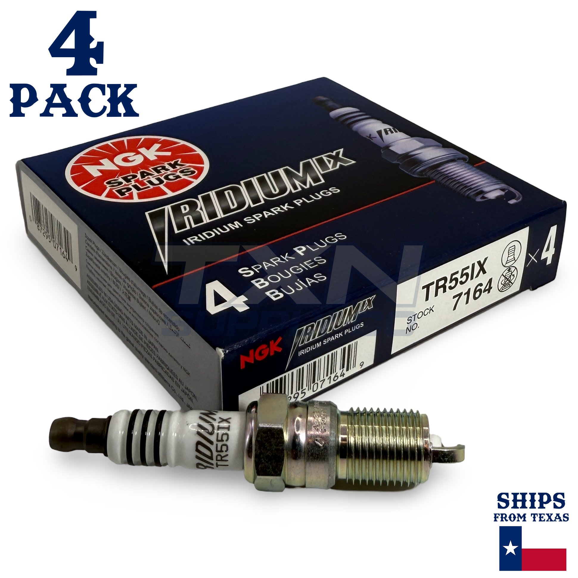 4 Pack NGK Iridium IX Spark Plugs 1995 for Buick Skylark L4 2.3L - Image 1