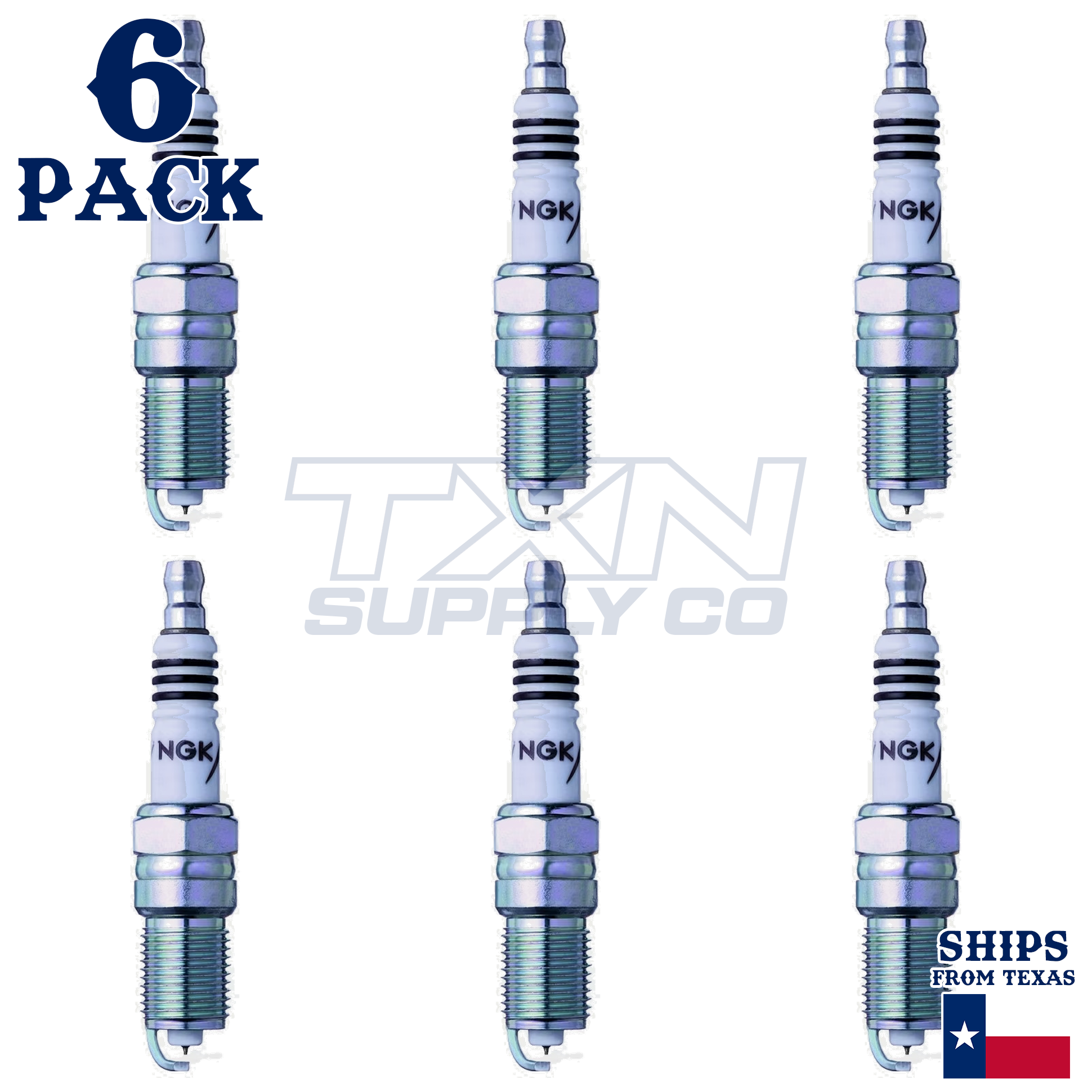 6 Pack NGK Iridium IX Spark Plugs 1997-2002 for GMC Safari V6 4.3L - Image 2