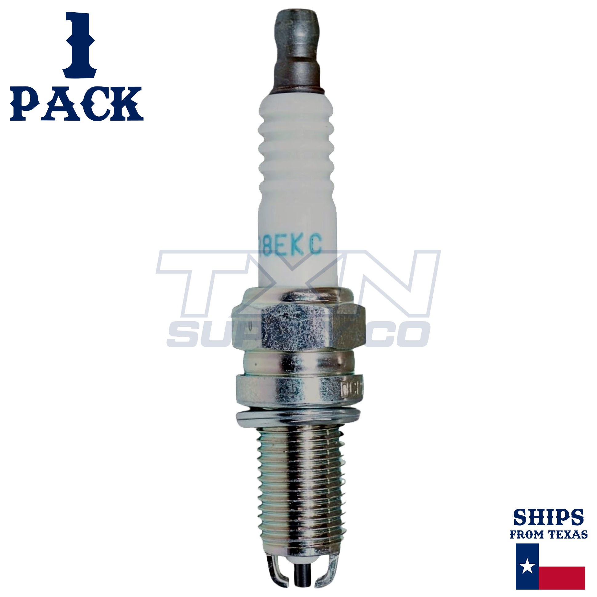NGK 7168 DCPR8EKC Spark Plug 1 Pack - Image 1