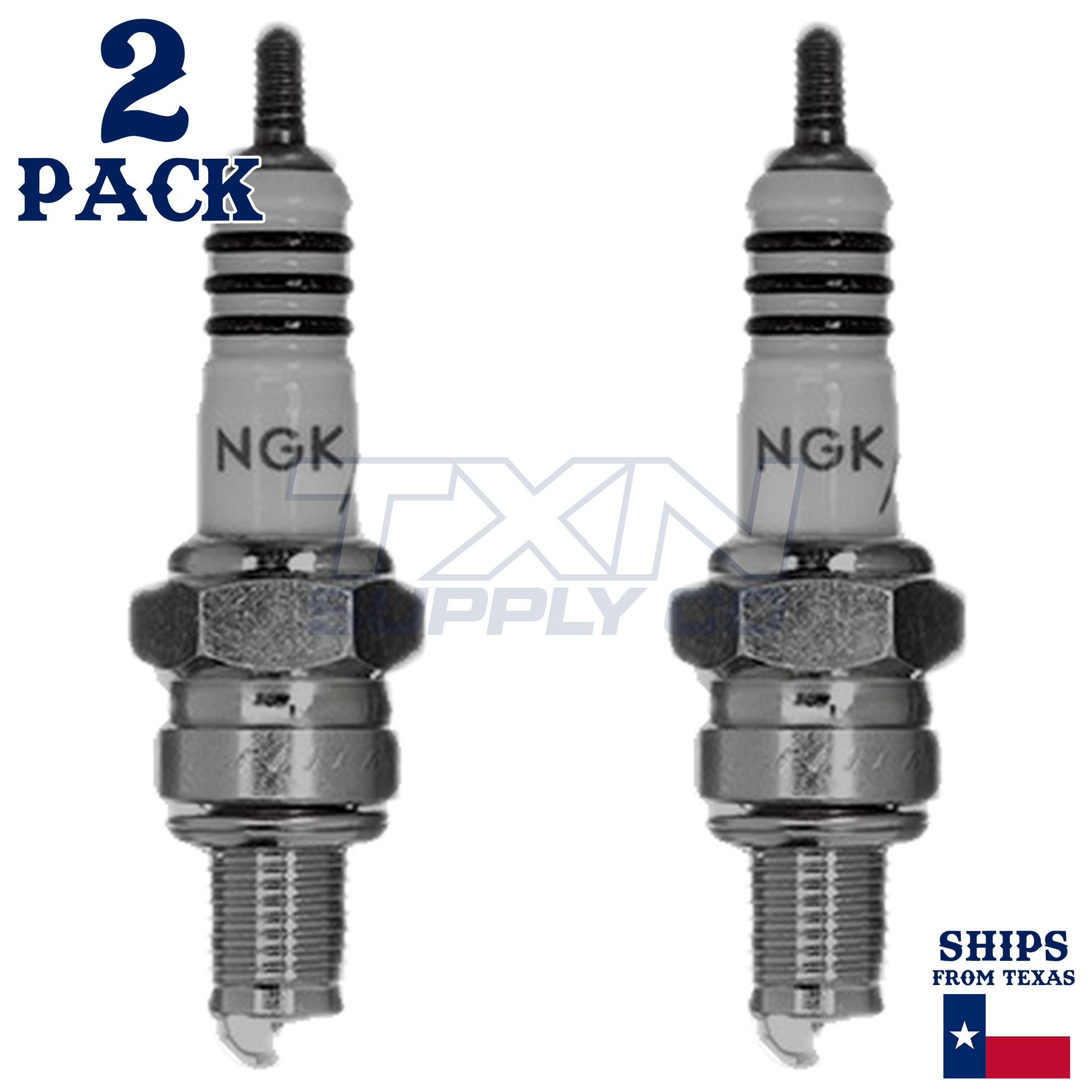 NGK 7274 CR6HIX Spark Plugs 2 Pack - Image 1