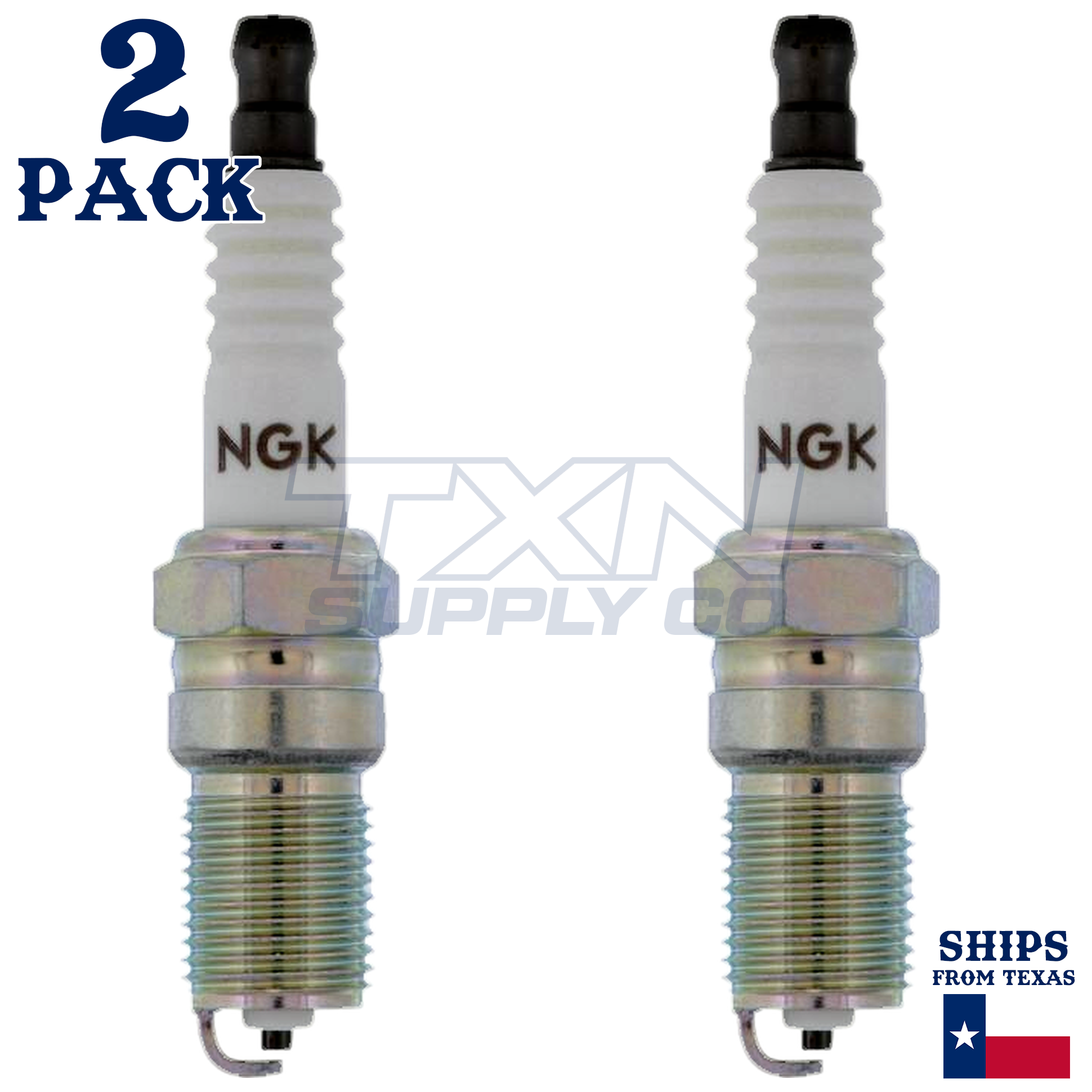 NGK 7317 R5724-8 Spark Plugs 2 Pack - Image 1