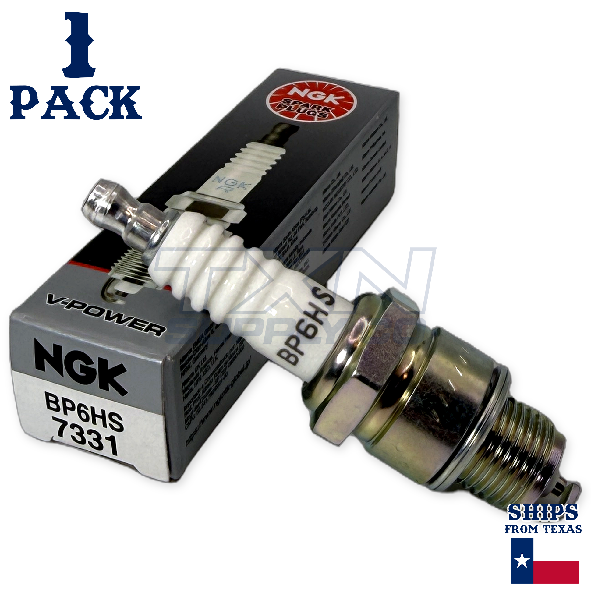 NGK Standard Sparkplug BP6HS for Yamaha PW80 YZinger 1983-2006 - Image 1