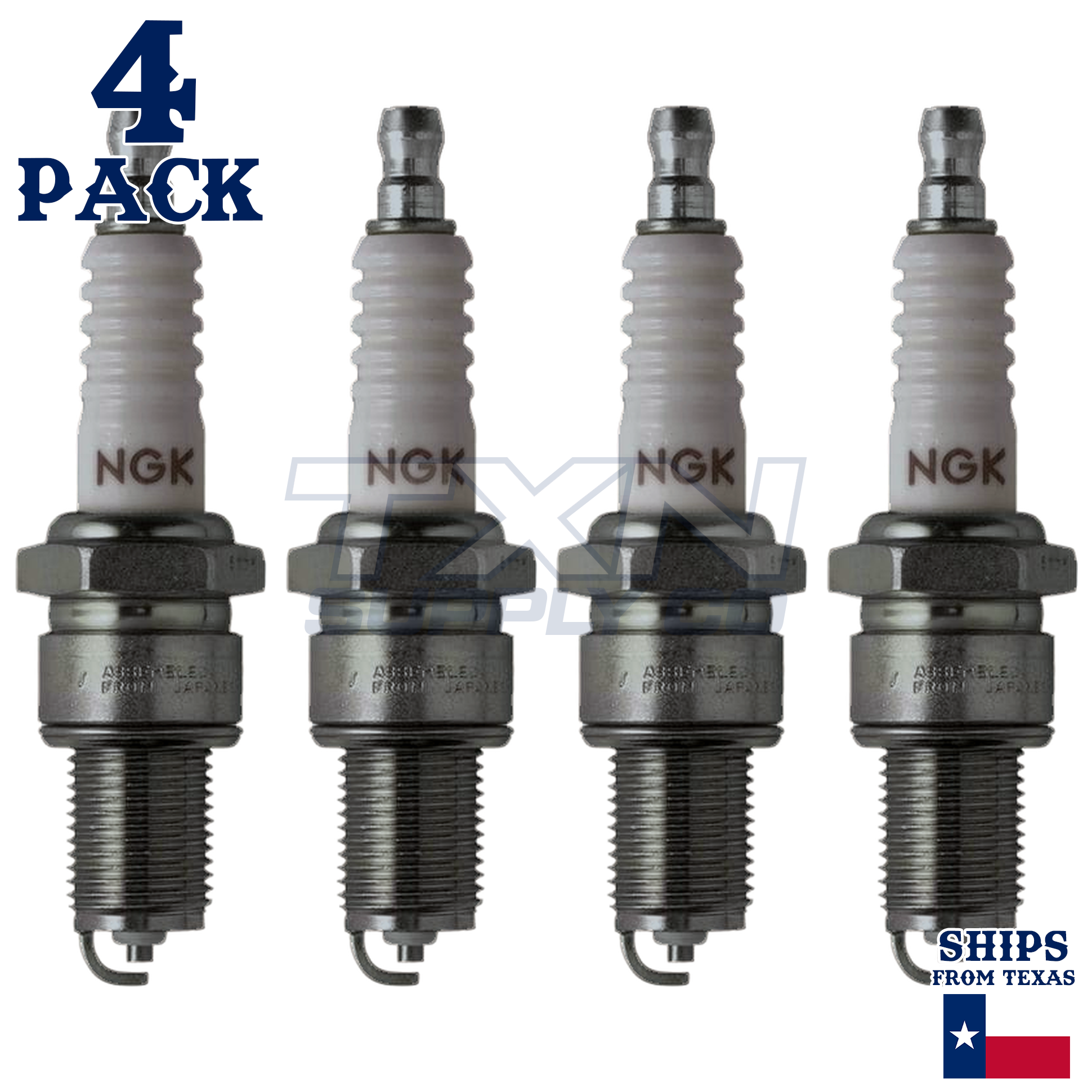 NGK 7333 Spark Plugs 4 Pack - Image 1