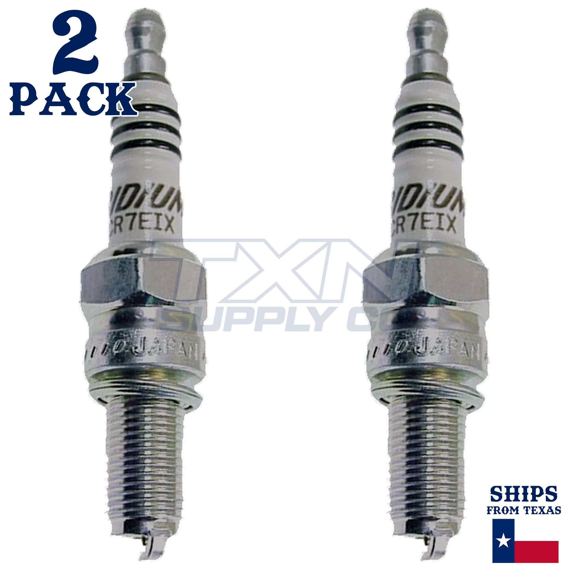 NGK 7385 CR7EIX Spark Plugs 2 Pack - Image 1
