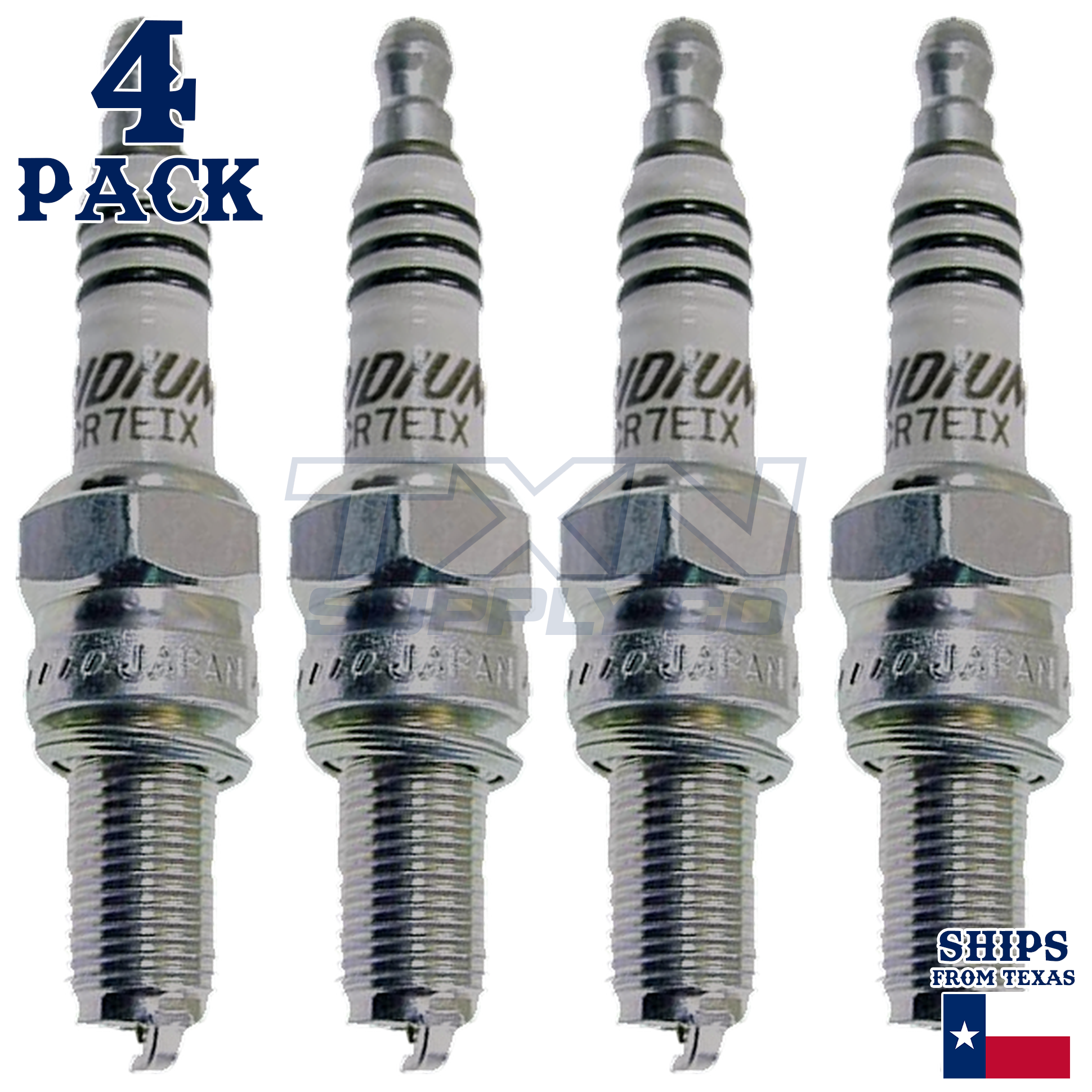 NGK 7385 CR7EIX Spark Plugs 4 Pack - Image 1