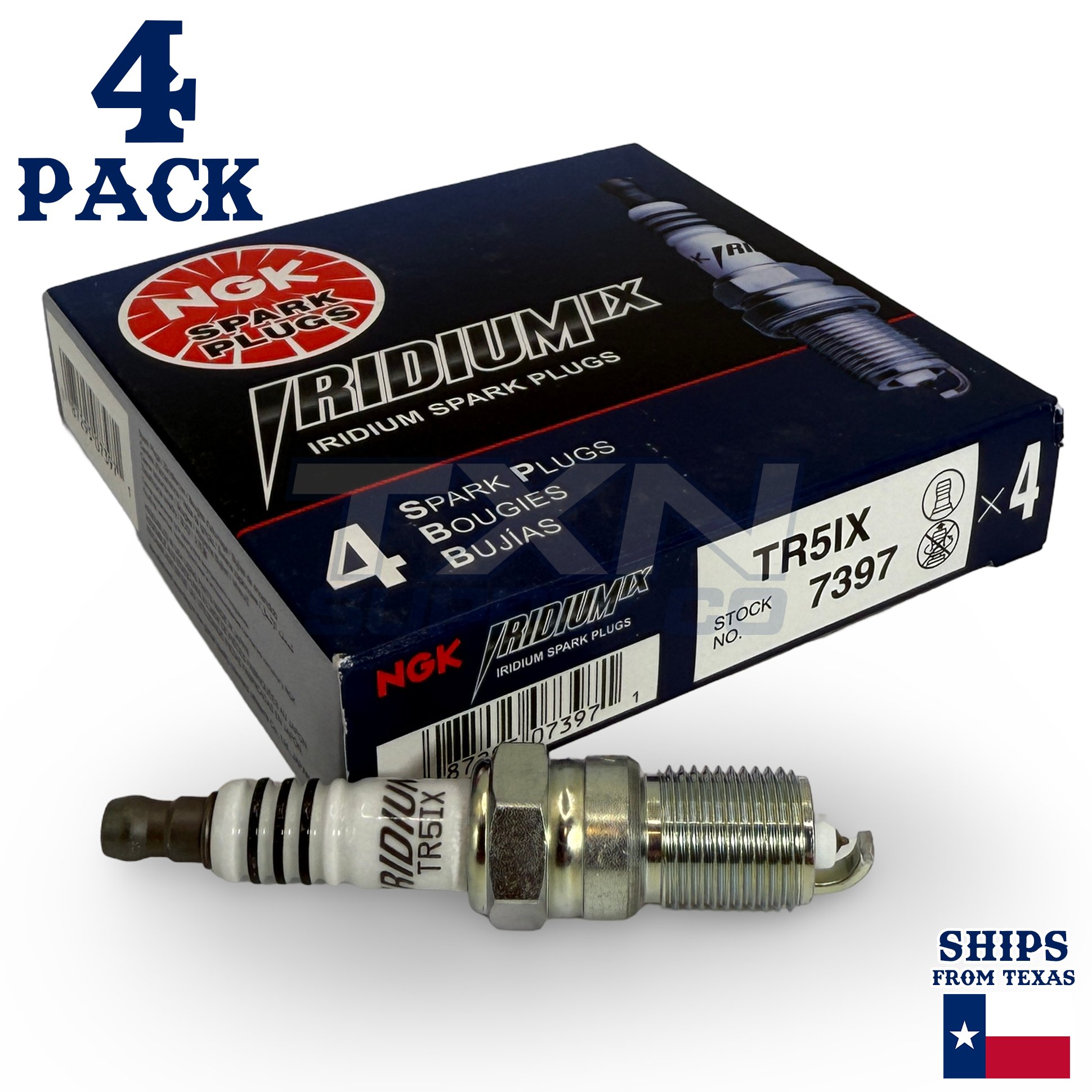 4 Pack NGK Spark Plug - For 1974-1978 Ford Mustang II 2.3L - Image 1