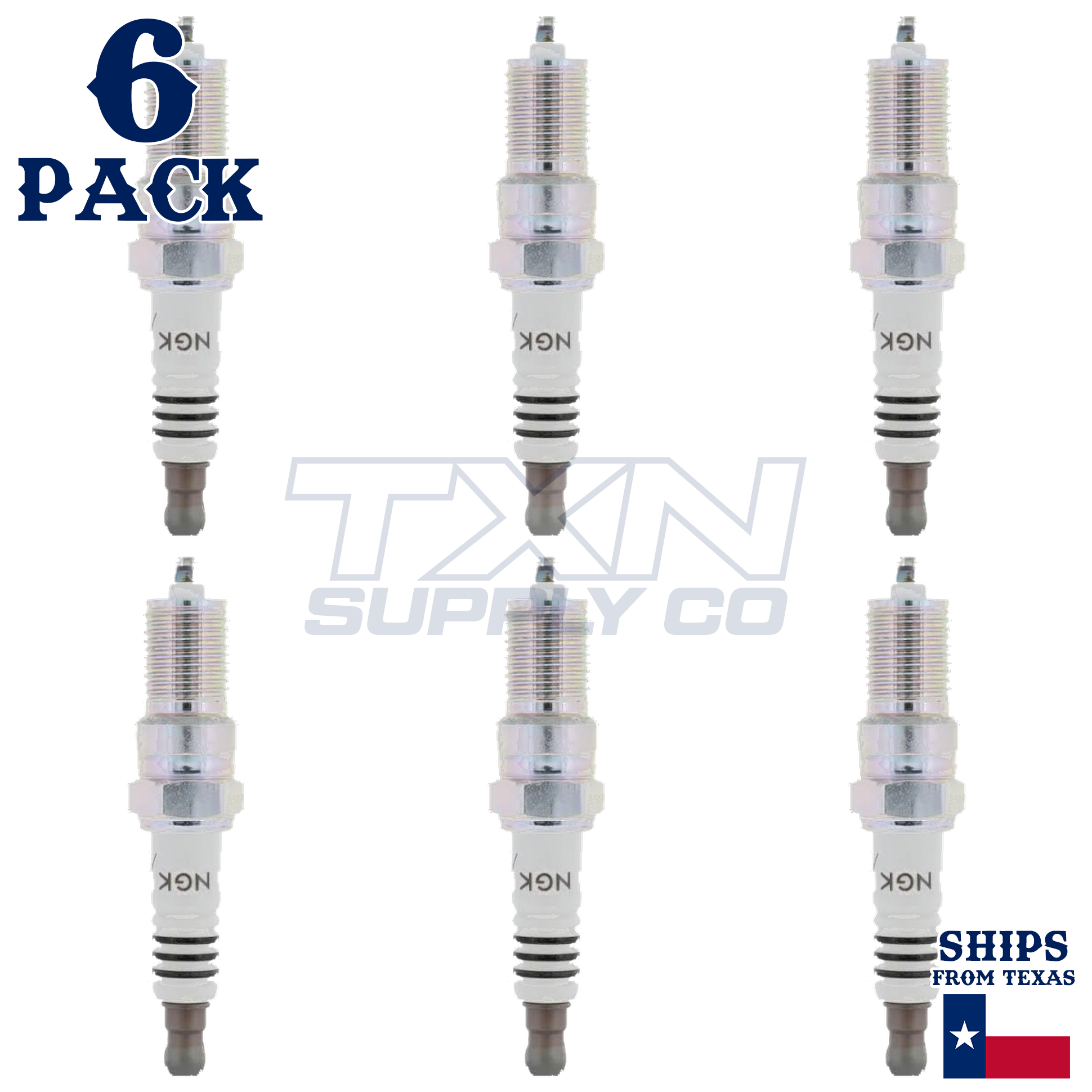 6 Pack NGK Iridium IX Spark Plugs 1986-1997 for Ford Aerostar 3.0L V6 - Image 2