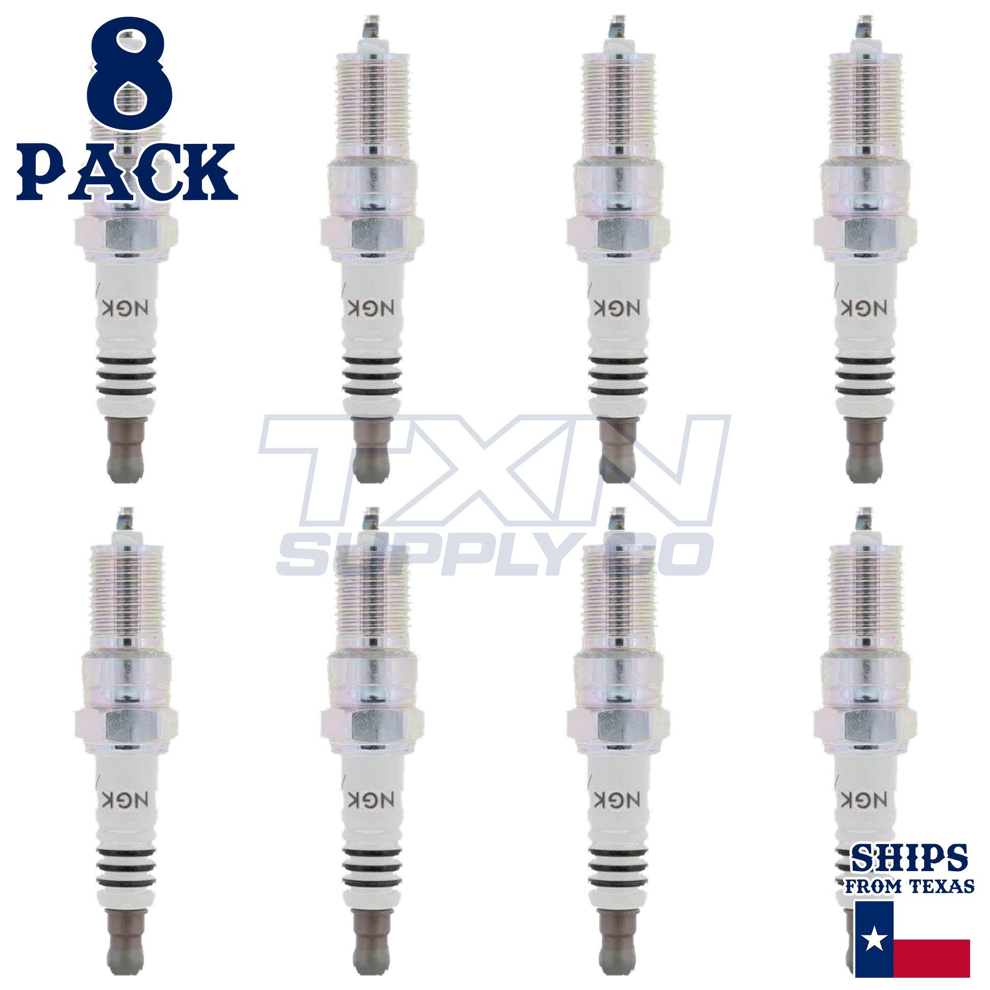 8 Pack NGK Iridium IX Spark Plugs 2003-2013 Chevrolet Silverado 1500 6.2L V8 - Image 2