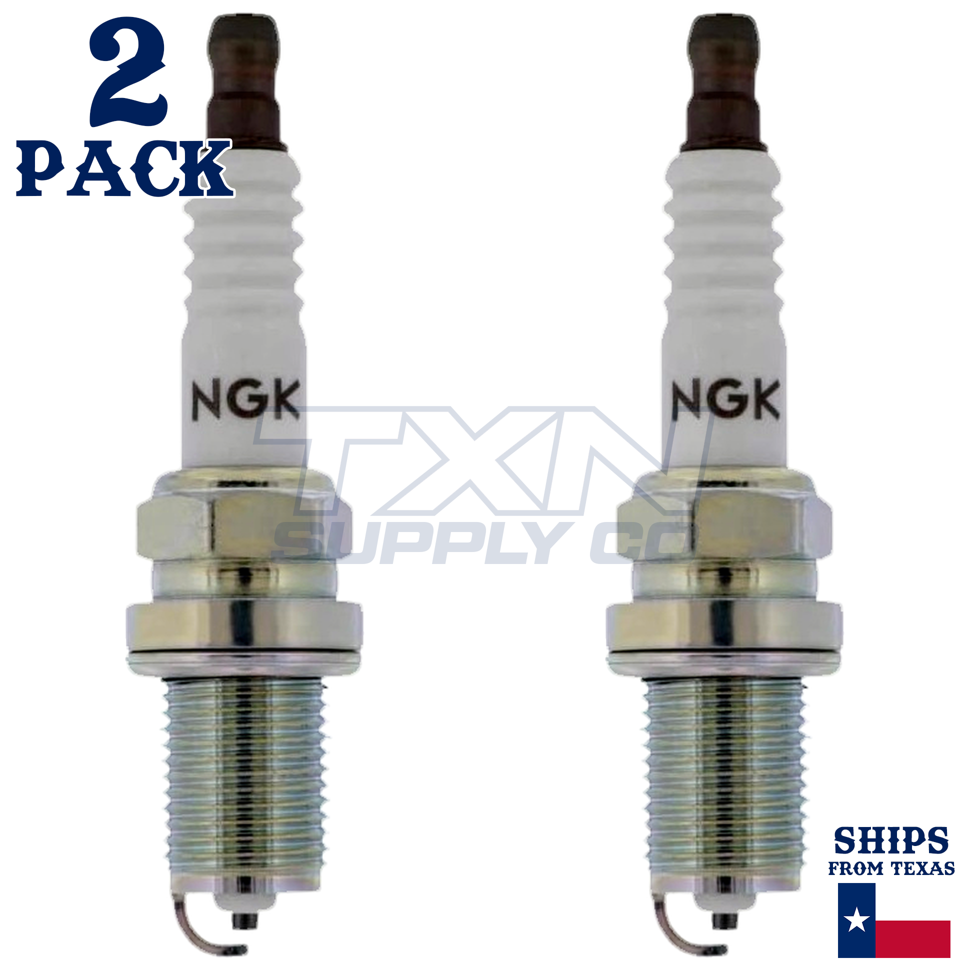 NGK 7405 R5672A Spark Plugs 2 Pack - Image 1
