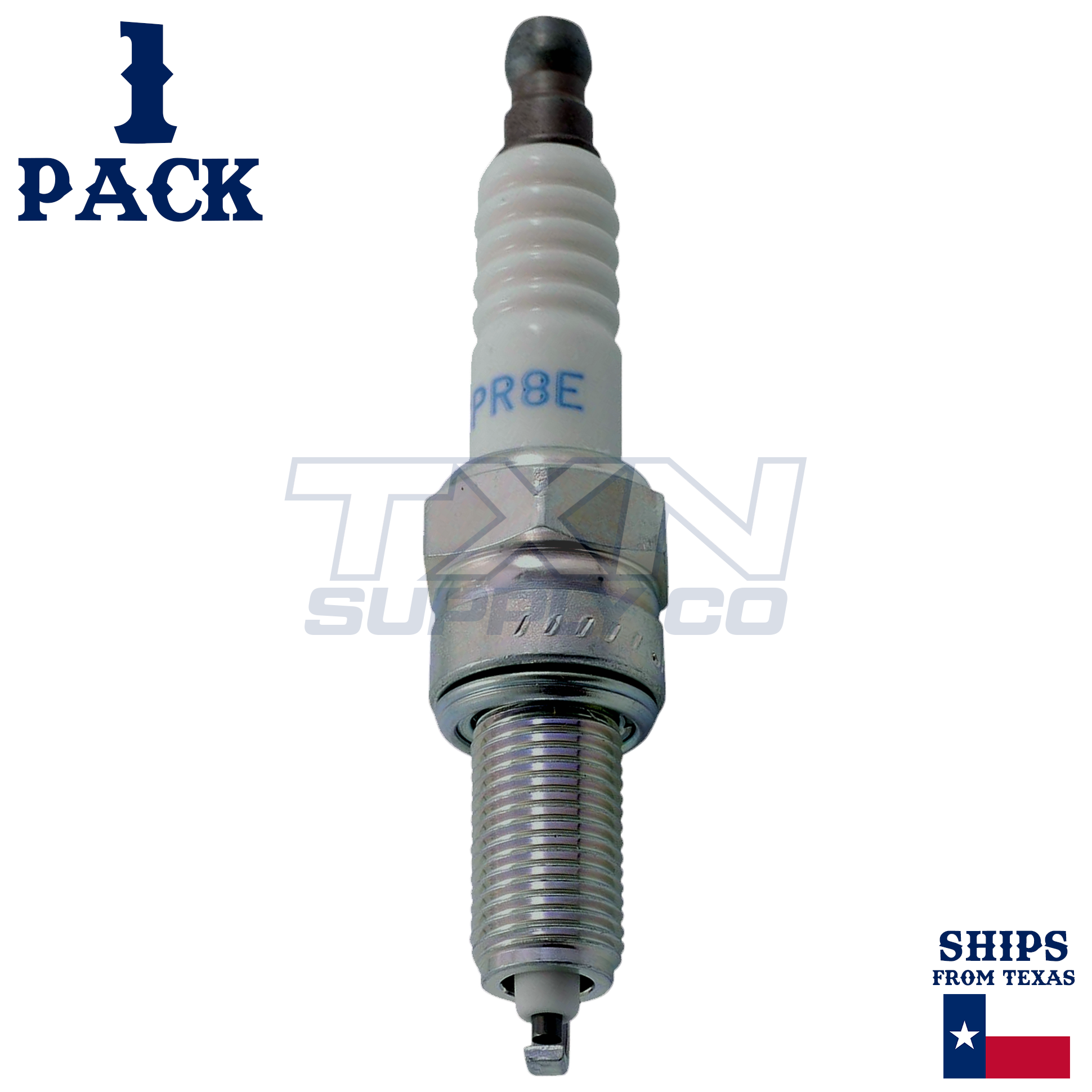NGK 7411 CPR8E Spark Plug 1 Pack - Image 1