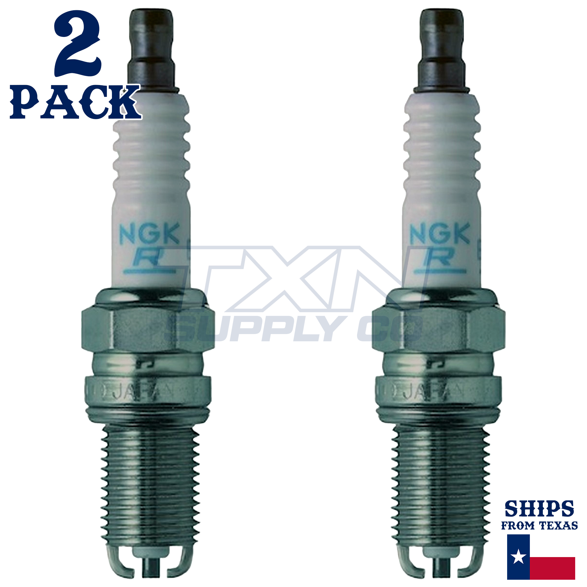 NGK 7415 DCPR8EKP Spark Plugs 2 Pack - Image 1