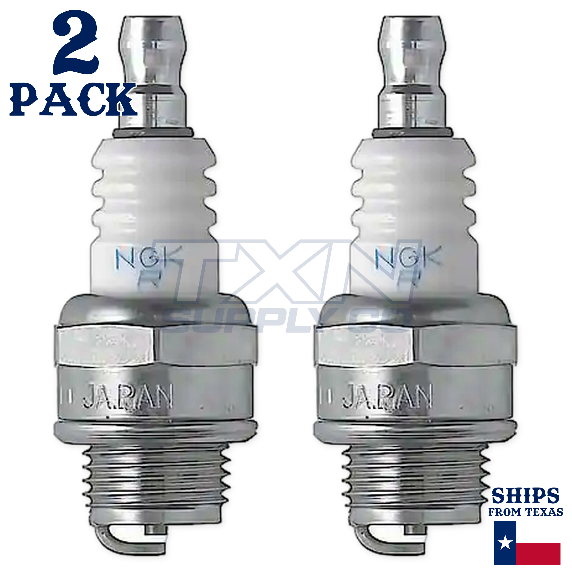 NGK 7421 BMR6A Spark Plugs 2 Pack - Image 2