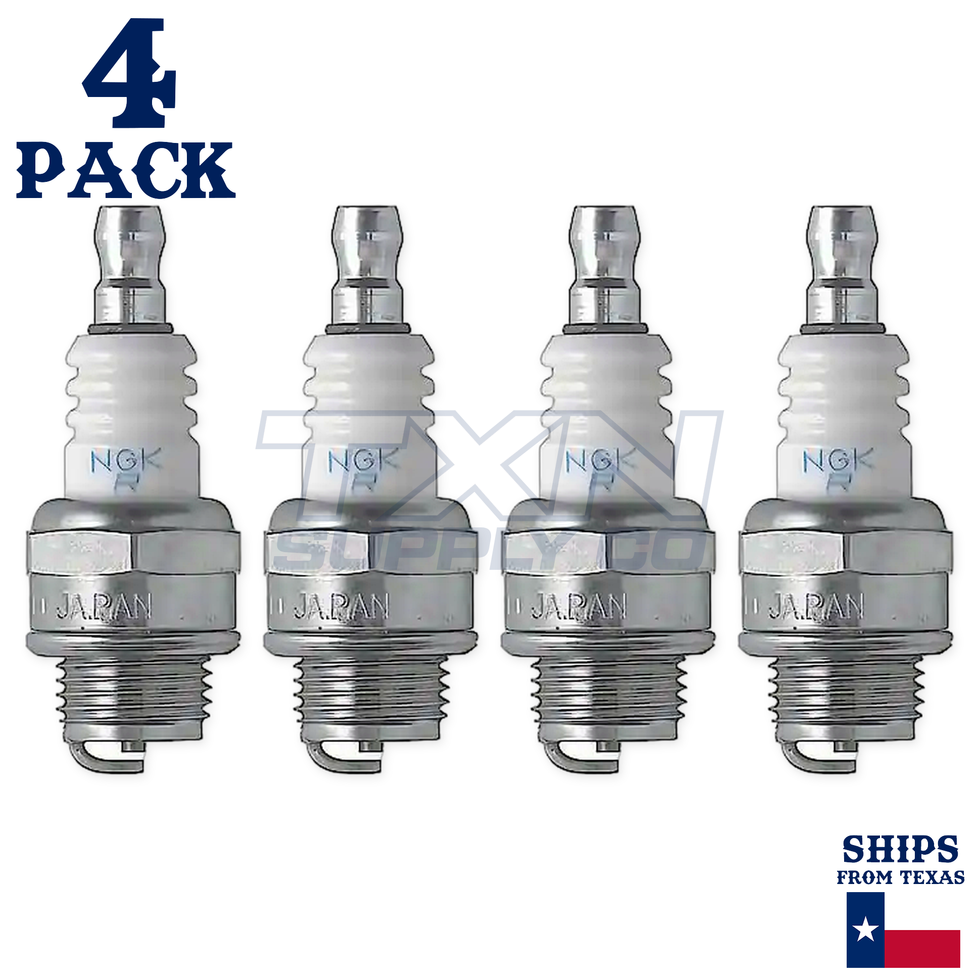 NGK (7421) BMR6A Standard Spark Plug, Pack of 4 - Image 2
