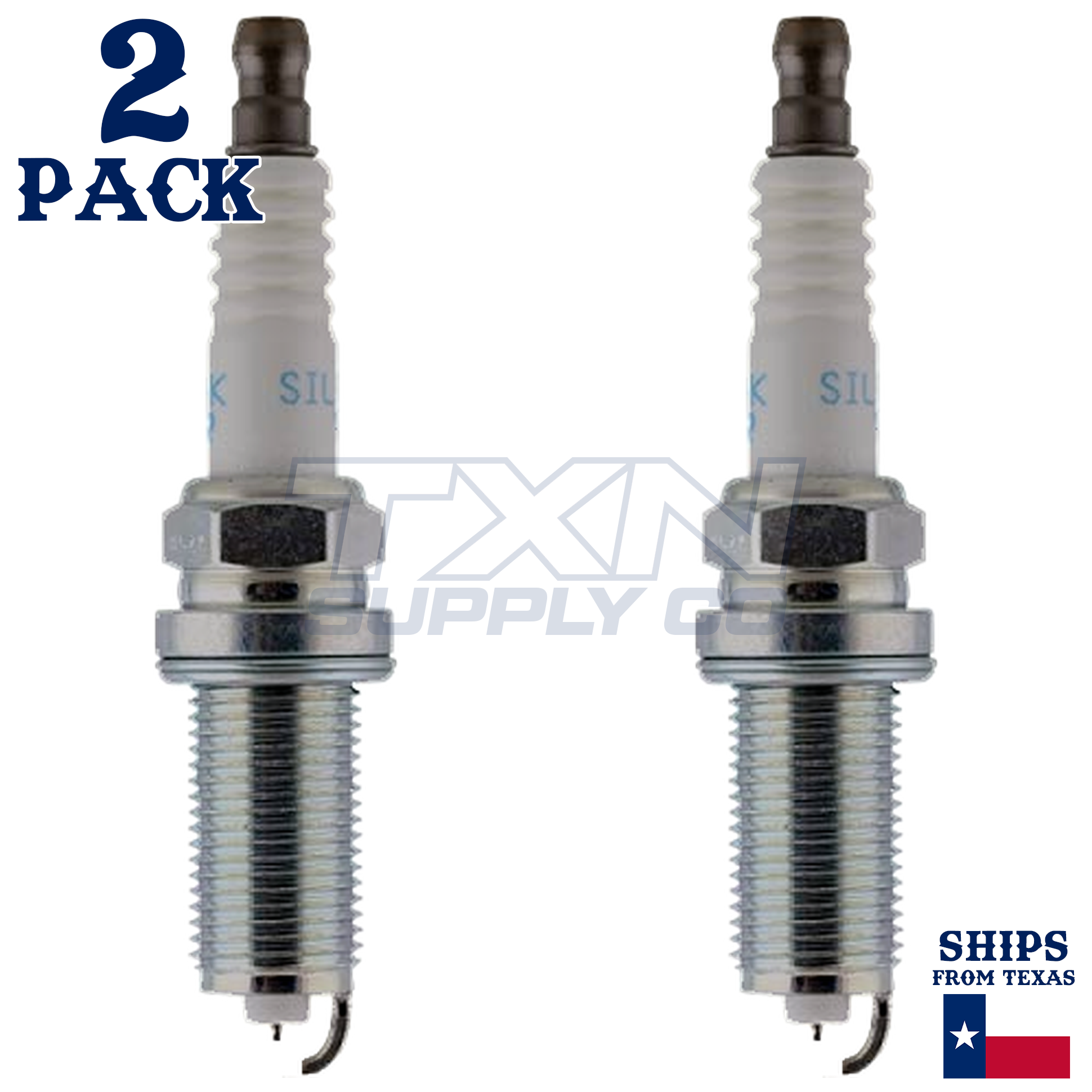 NGK 7505 SILFR6C11 Spark Plugs 2 Pack - Image 1