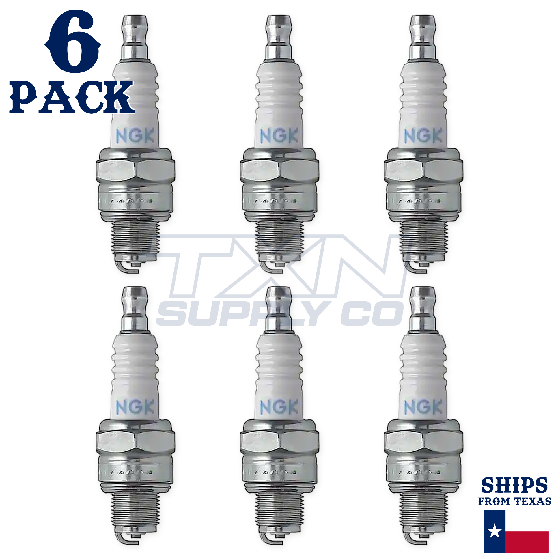 NGK 7543 CMR7A Spark Plugs 6 Pack - Image 2