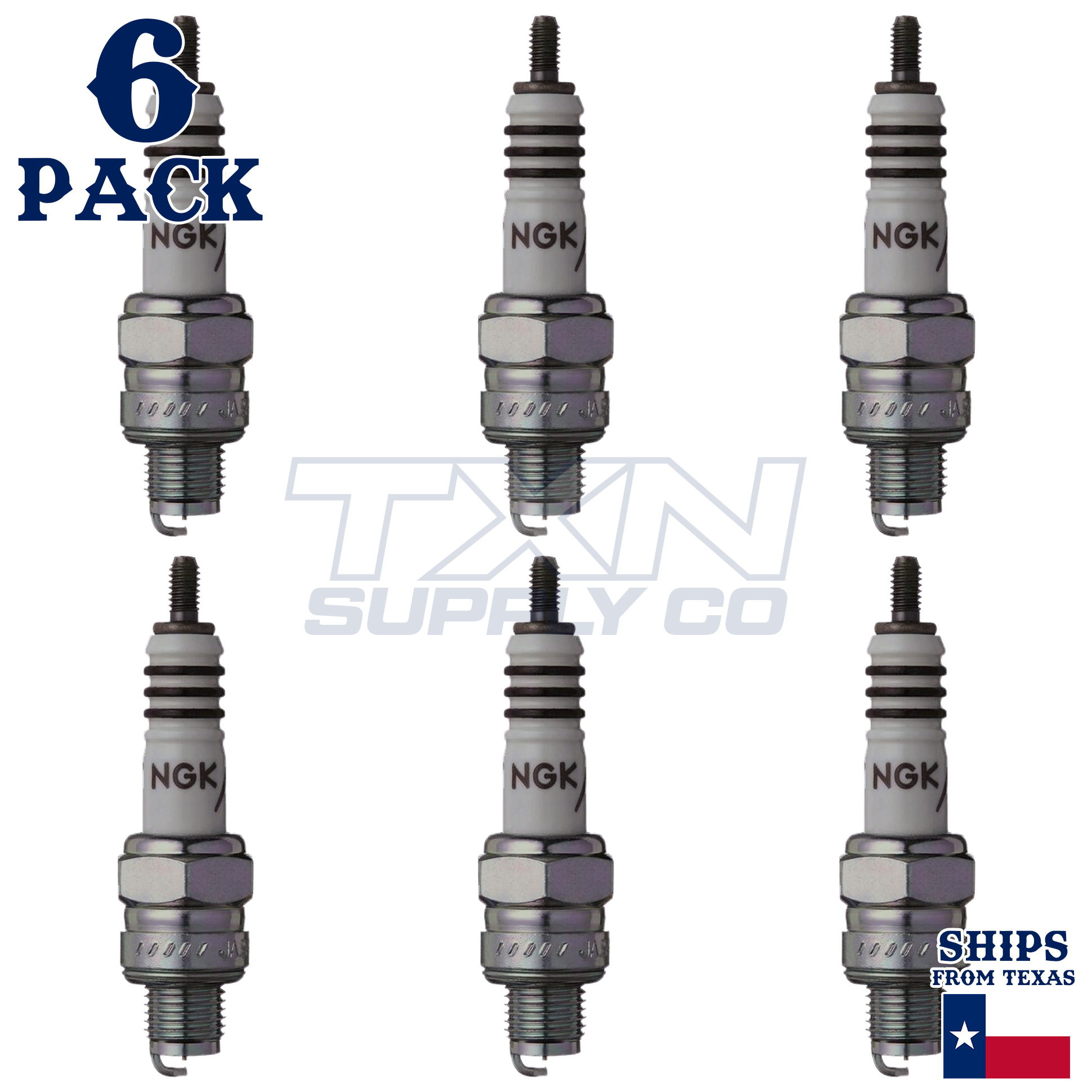 NGK 7544 Spark Plugs 6 Pack - Image 1
