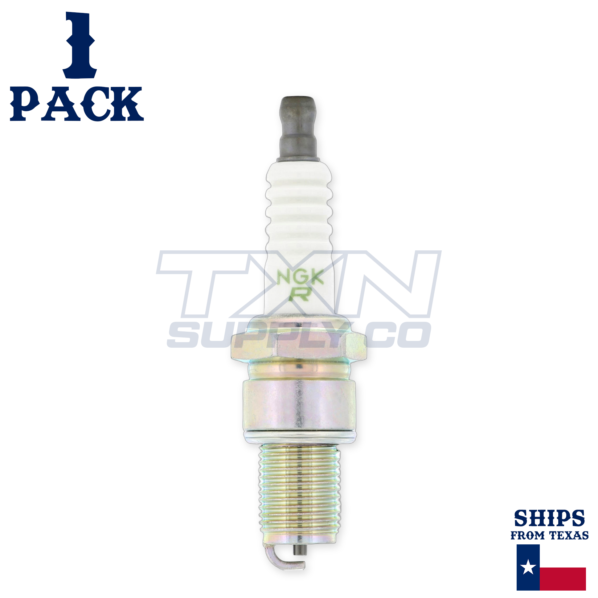 NGK V-Power 7548 Spark Plugs BR9EYA - 1 Pack - Image 2