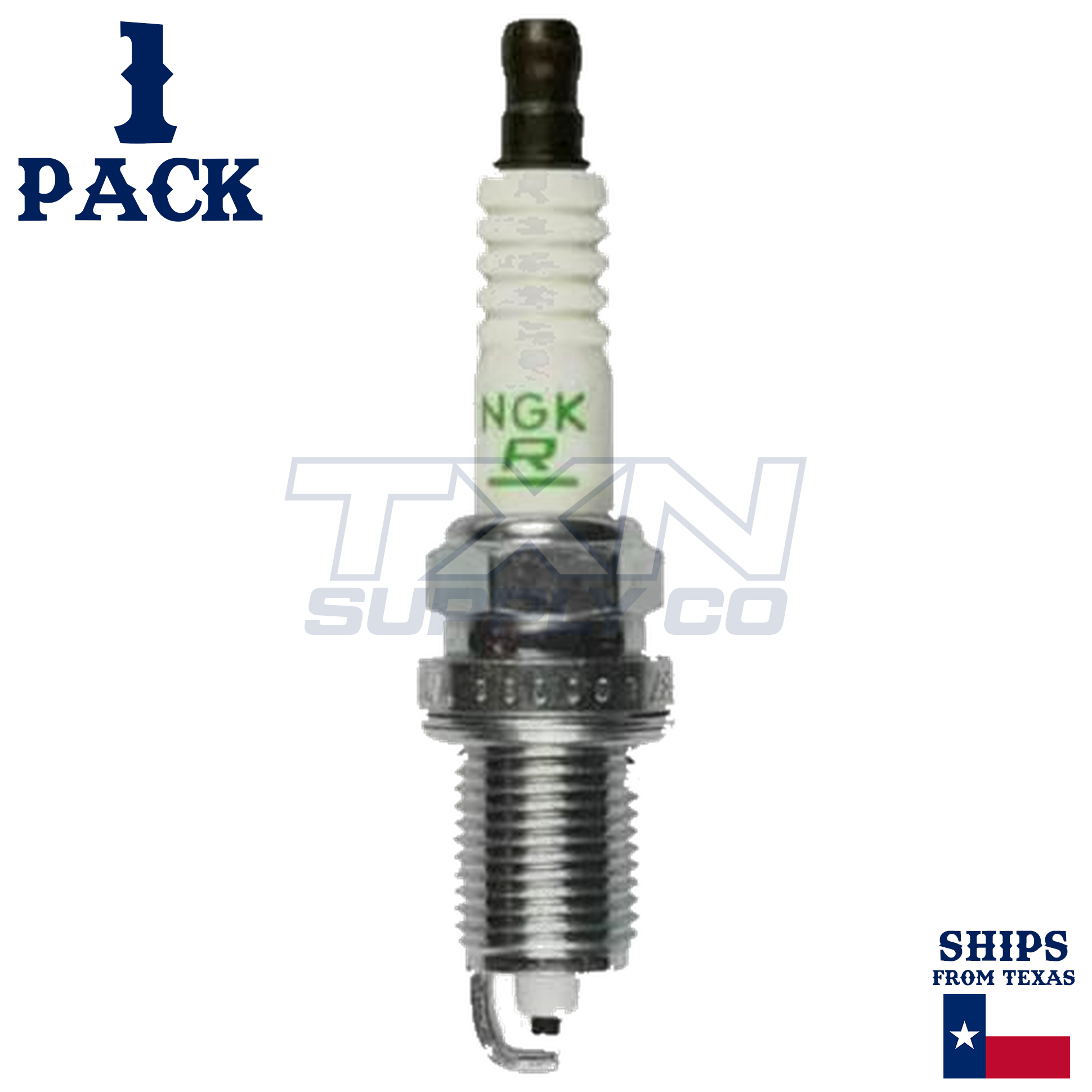 NGK (7558) ZFR5F V-Power Spark Plug, Pack of 1, black - Image 1