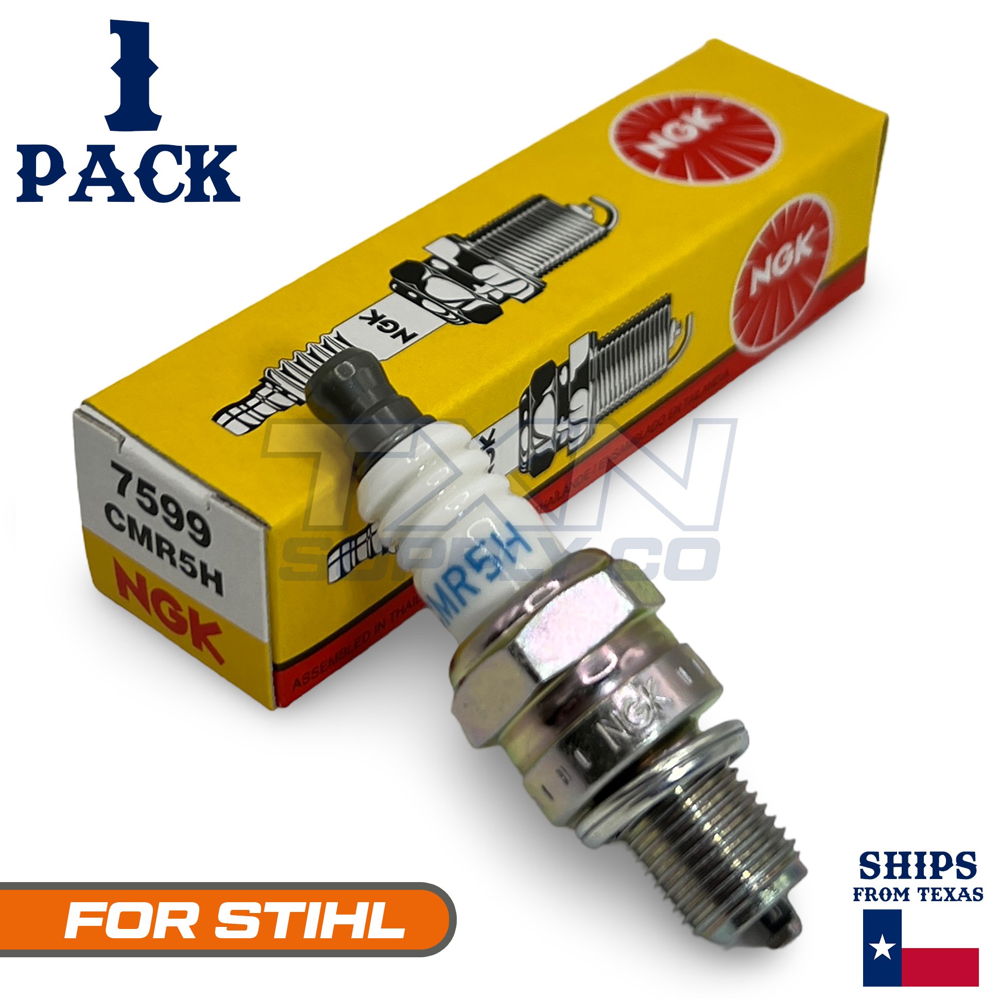 1 Pack NGK Spark Plug - For STIHL Trimmer Cutter FS110R - Image 1