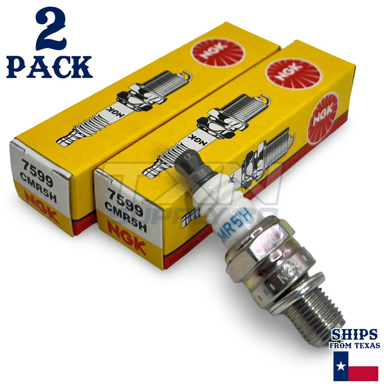 N2 268-5777 Spark Plug, NGK #CMR5H. Used on Trimmers. Pack of Two (2) - Image 1