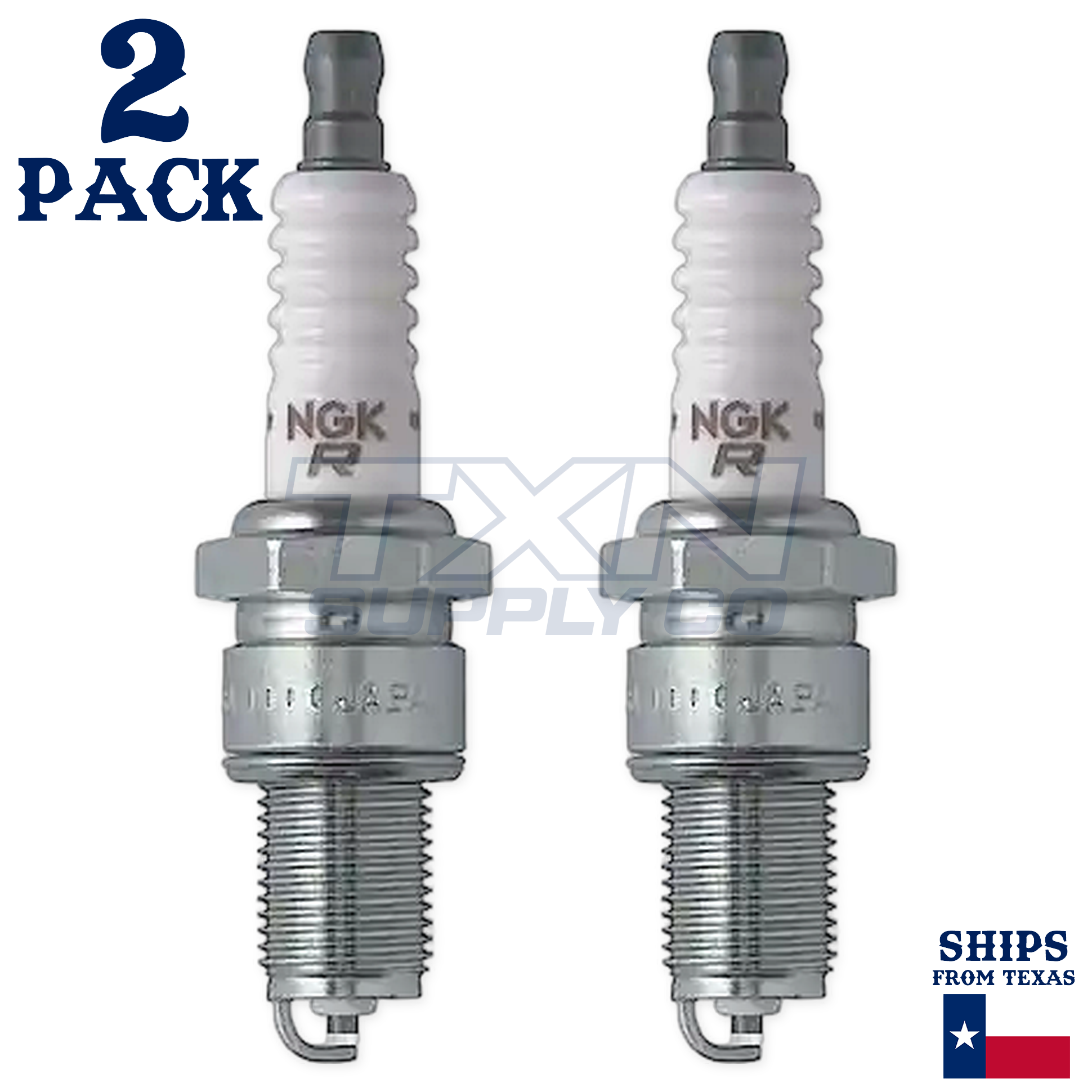 2 Pack NGK Spark Plug - For 1995-1998 FXD Dyna Super Glide Harley-Davidson - Image 2