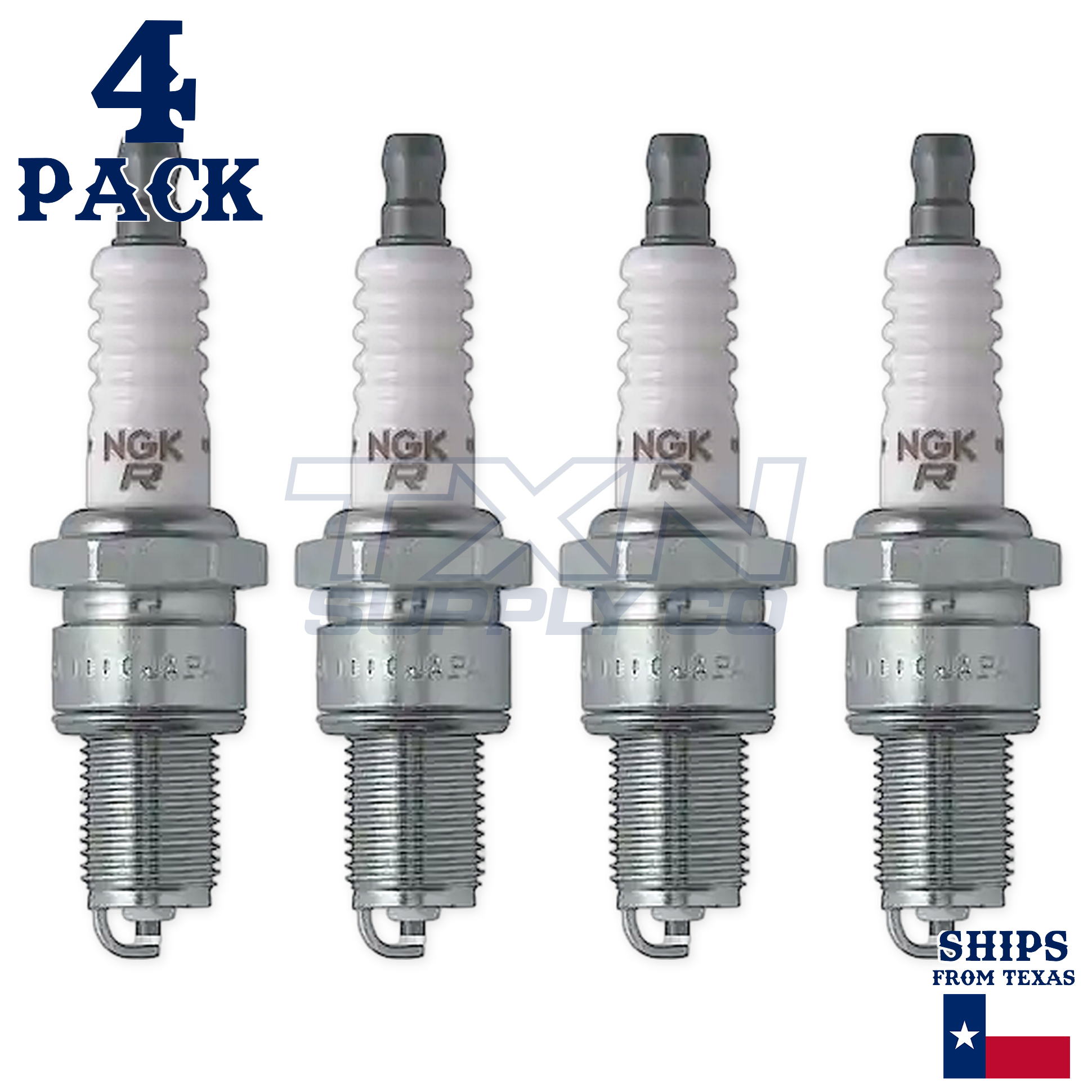 4 Pack NGK Spark Plug - For 1995-1998 FXD Dyna Super Glide Harley-Davidson - Image 2